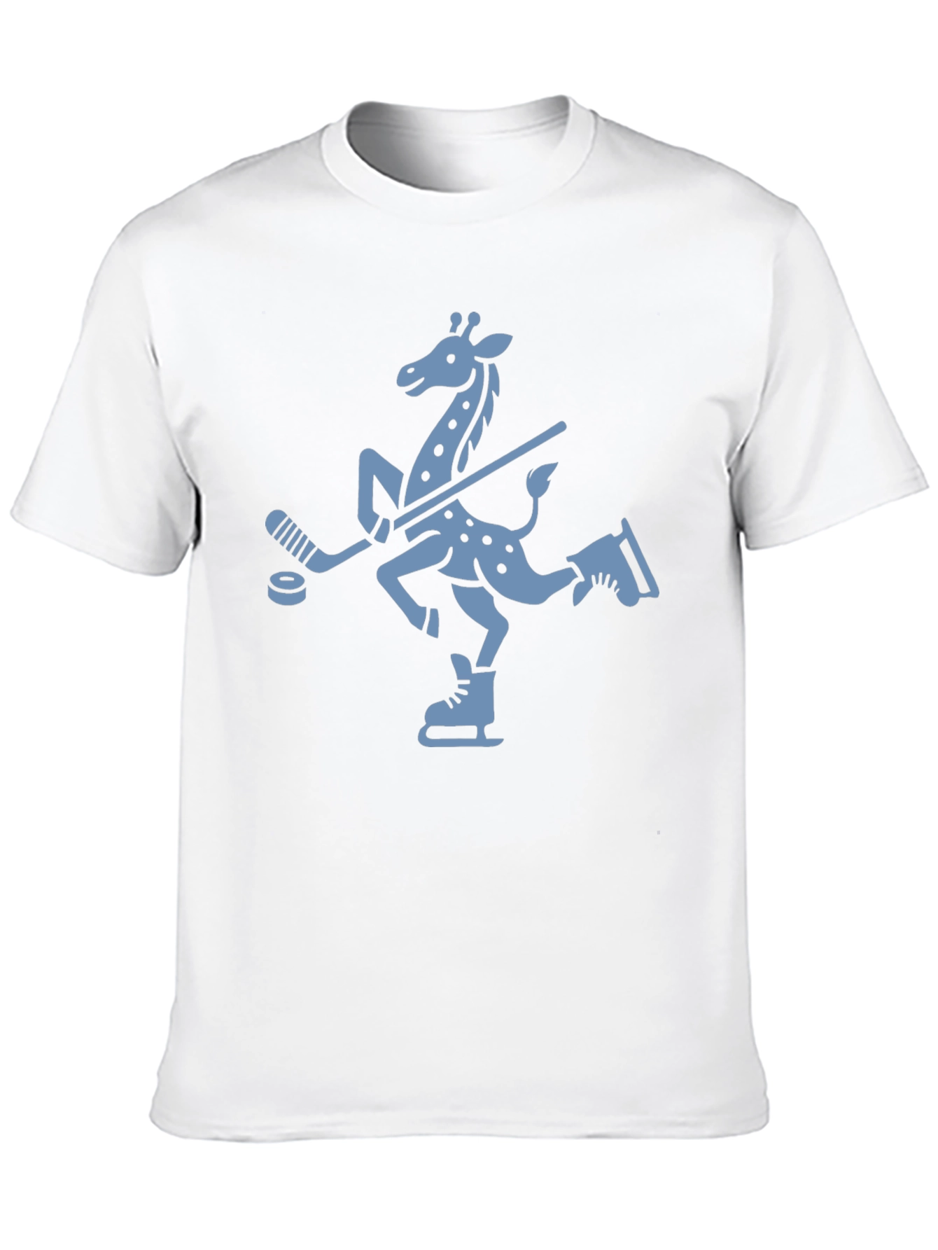 Quirky Giraffe Ice Hockey T-Shirt
