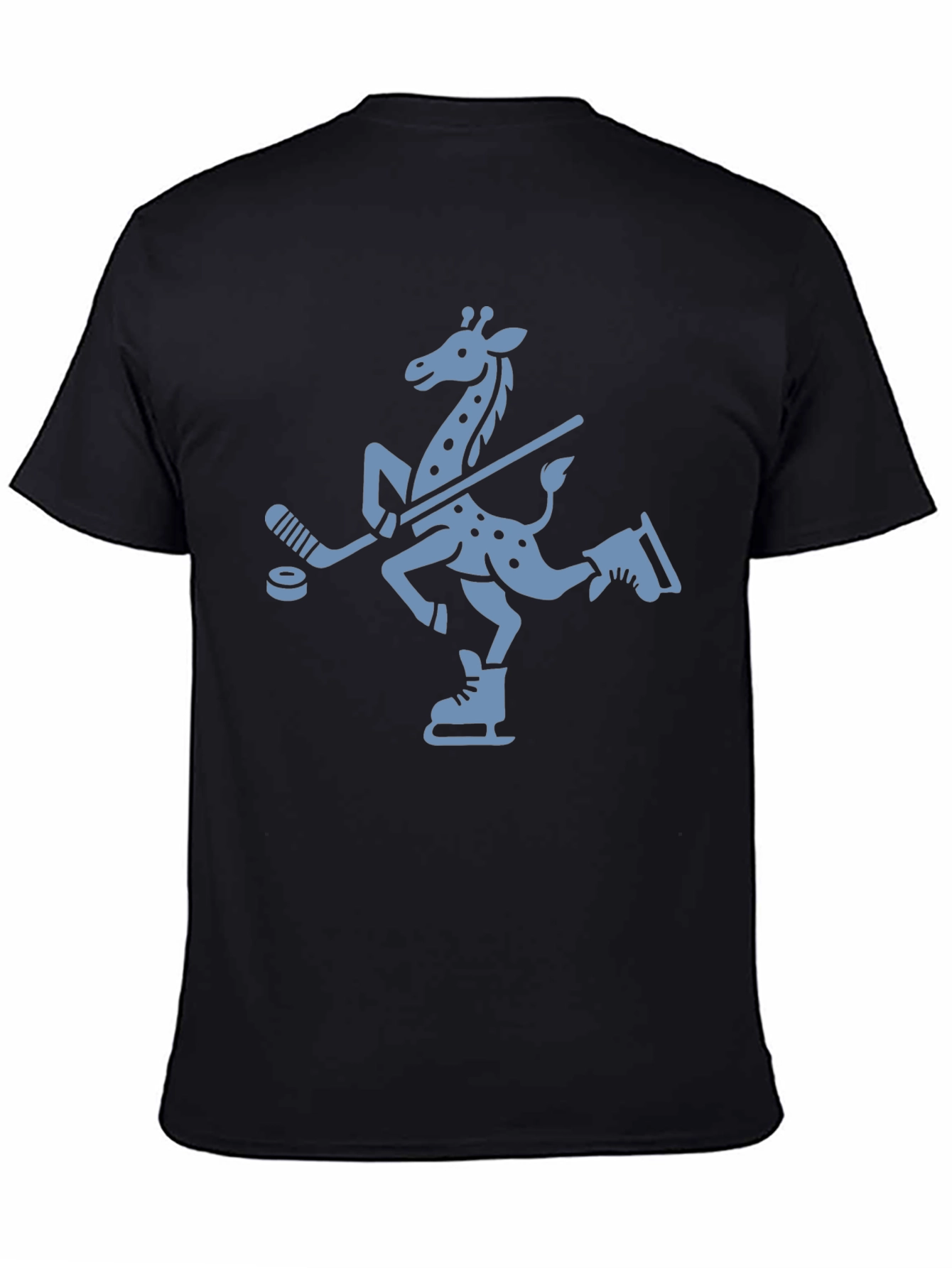 Quirky Giraffe Ice Hockey T-Shirt