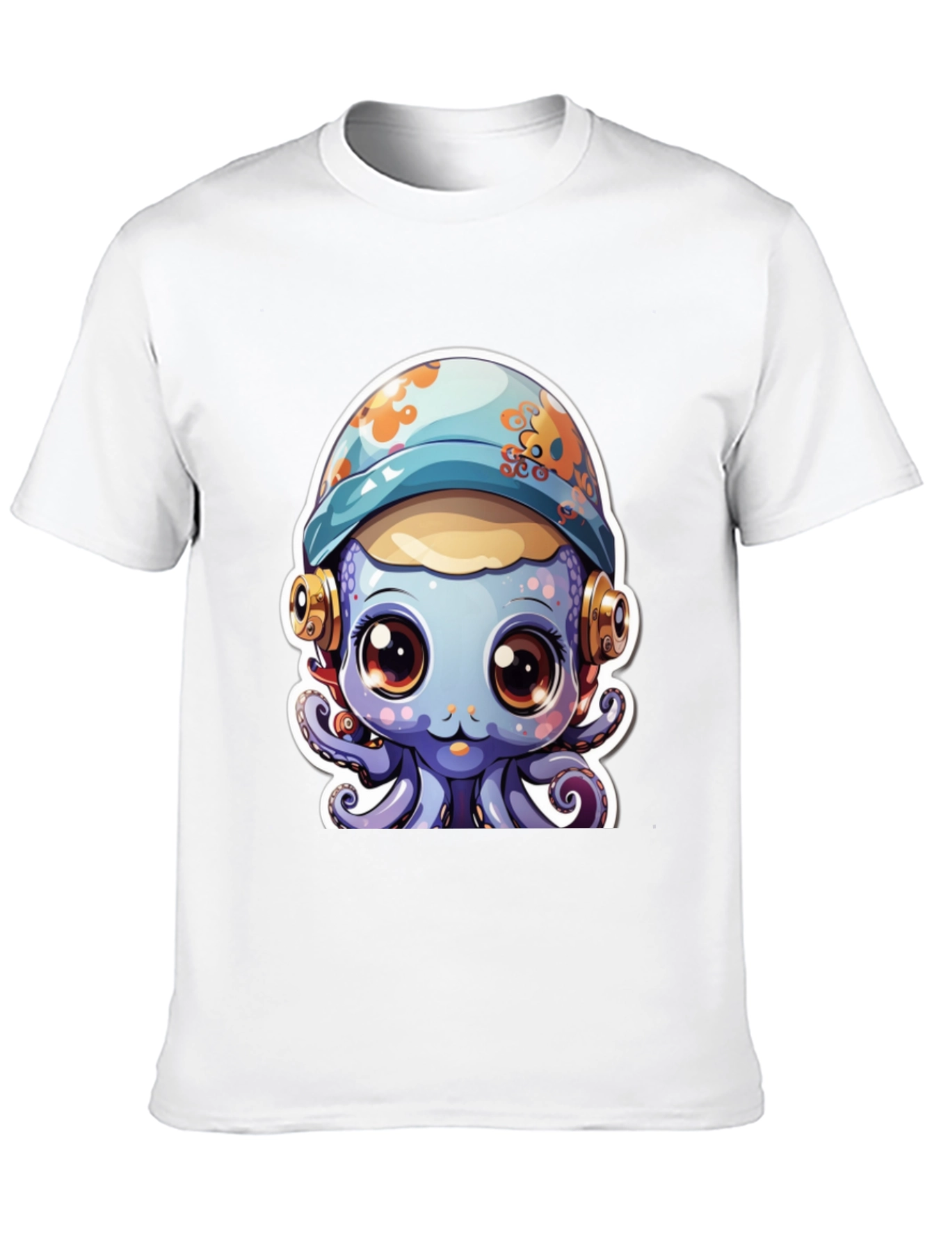 Cute Cartoon Octopus T-Shirt