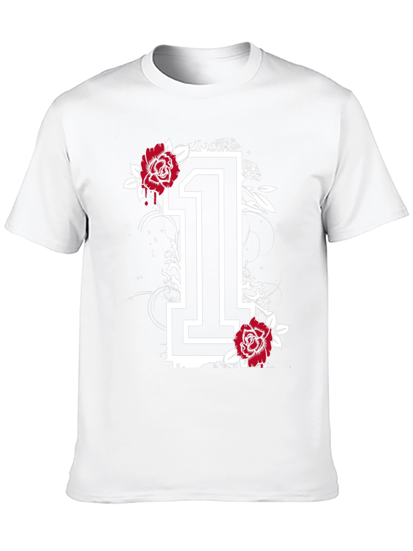 Floral Number 1 Graphic T-Shirt