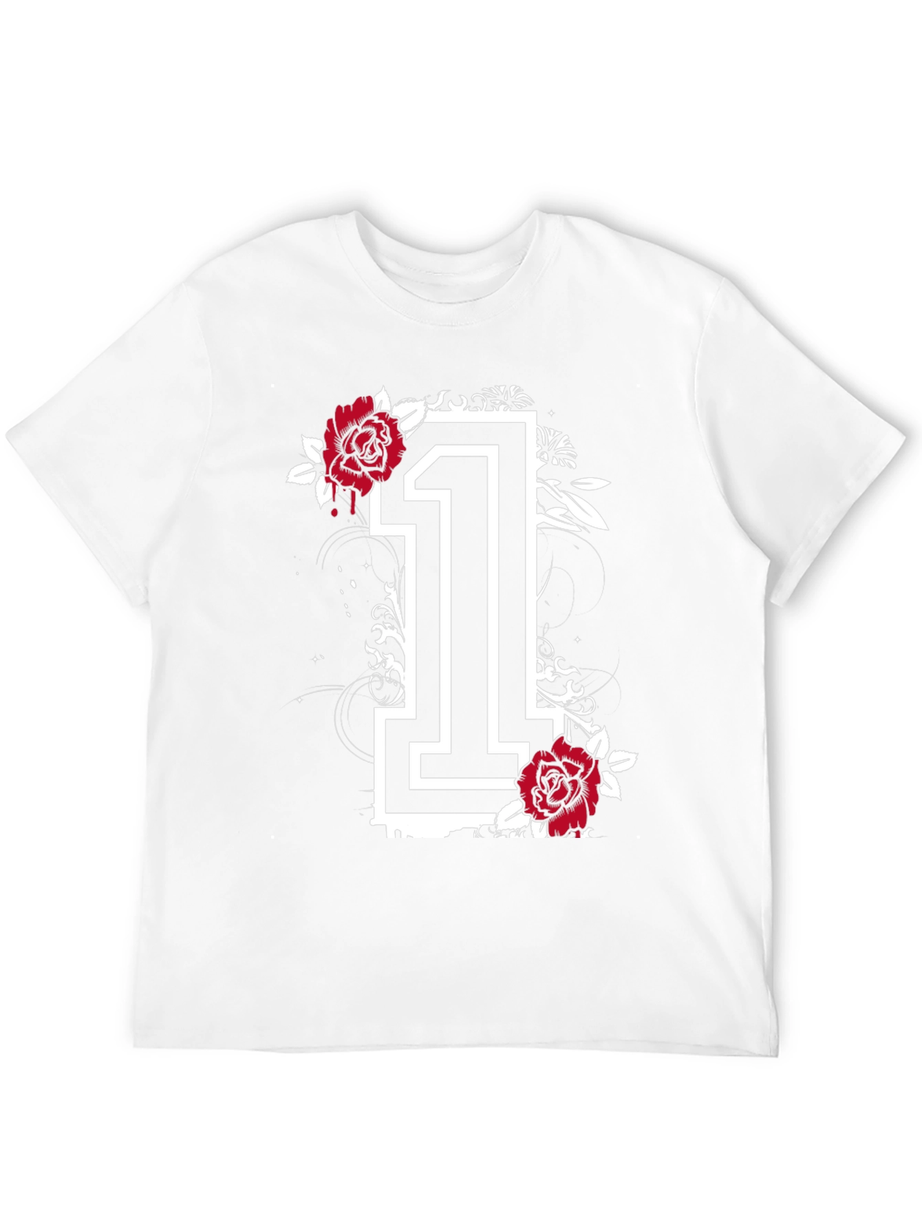 Floral Number 1 Graphic T-Shirt