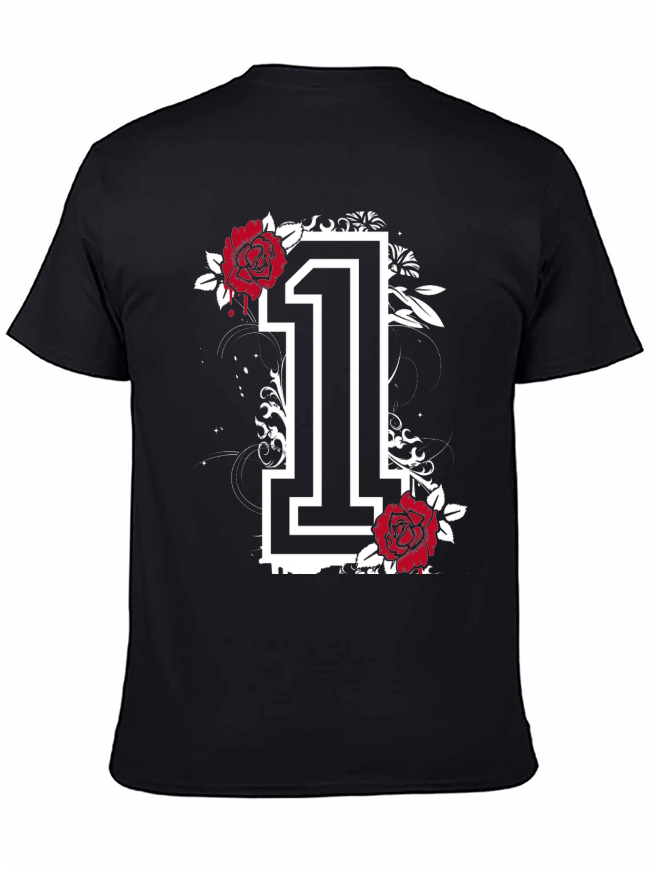 Floral Number 1 Graphic T-Shirt