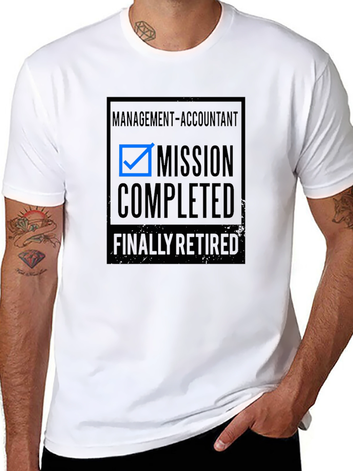 Retired Accountant T-Shirt - Mission Completed