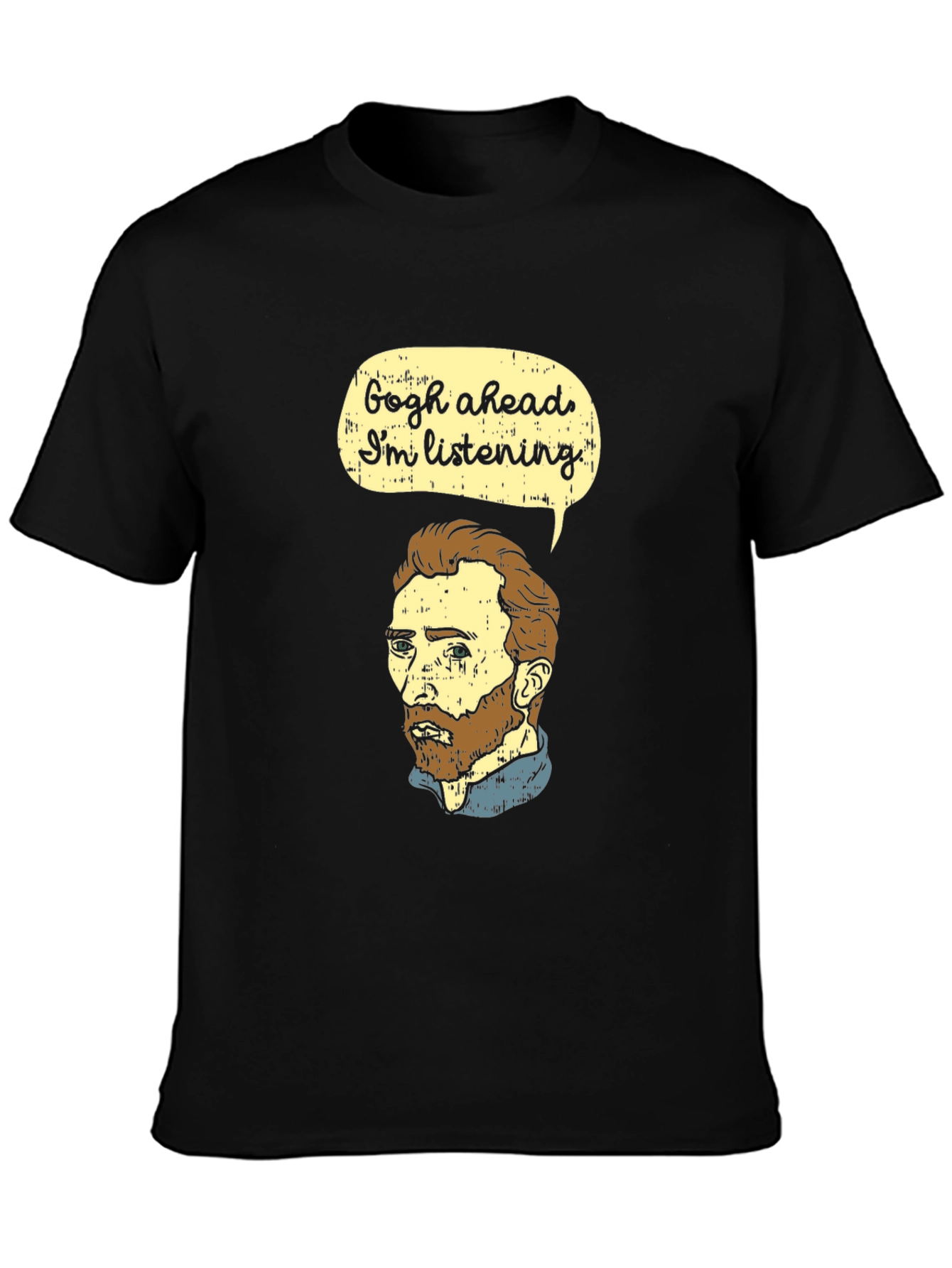 Gogh Ahead Funny Graphic T-Shirt