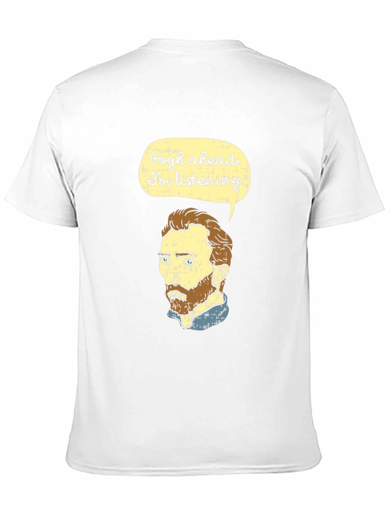 Gogh Ahead Funny Graphic T-Shirt