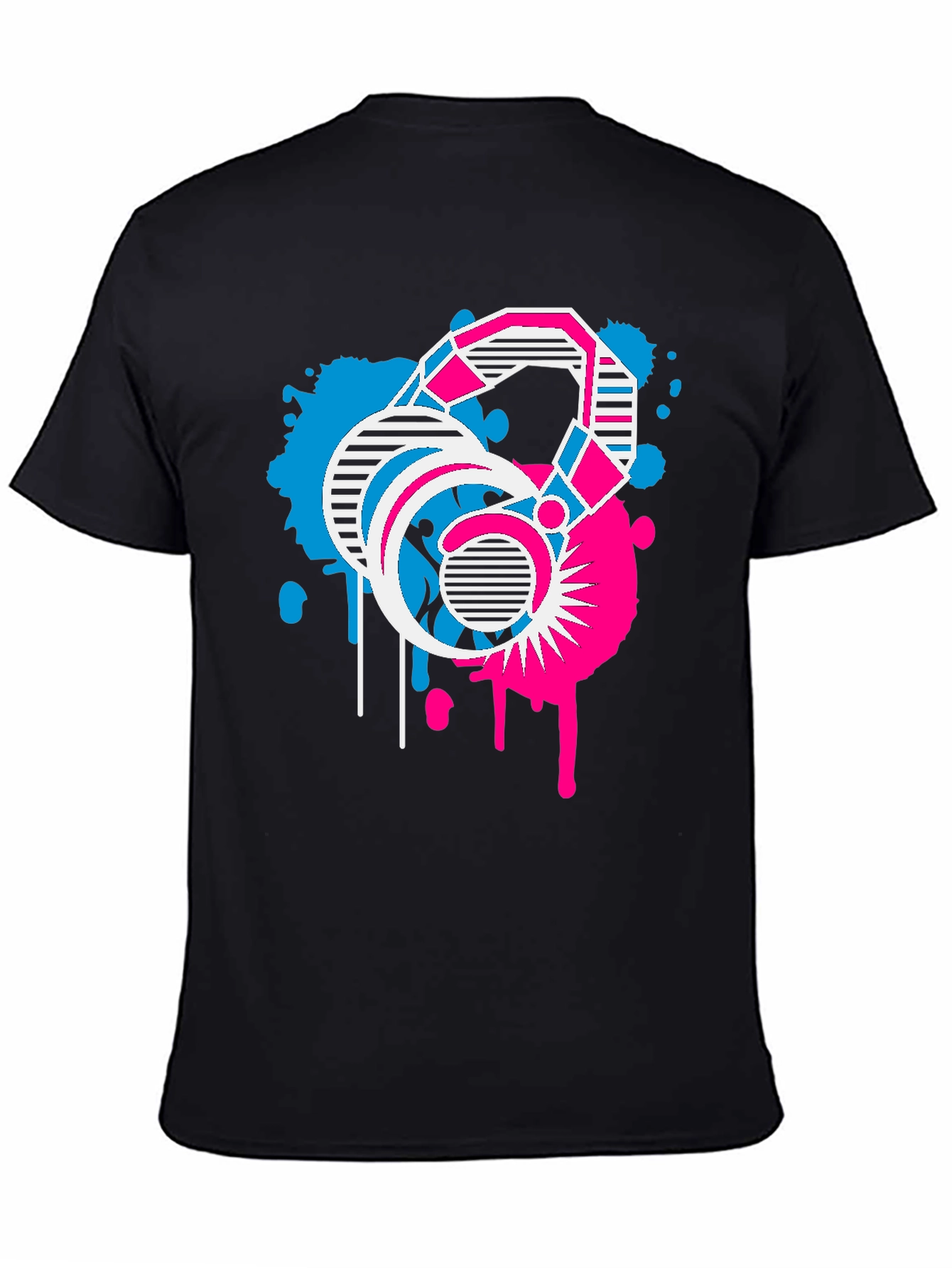 Abstract Graphic T-Shirt Retro Design