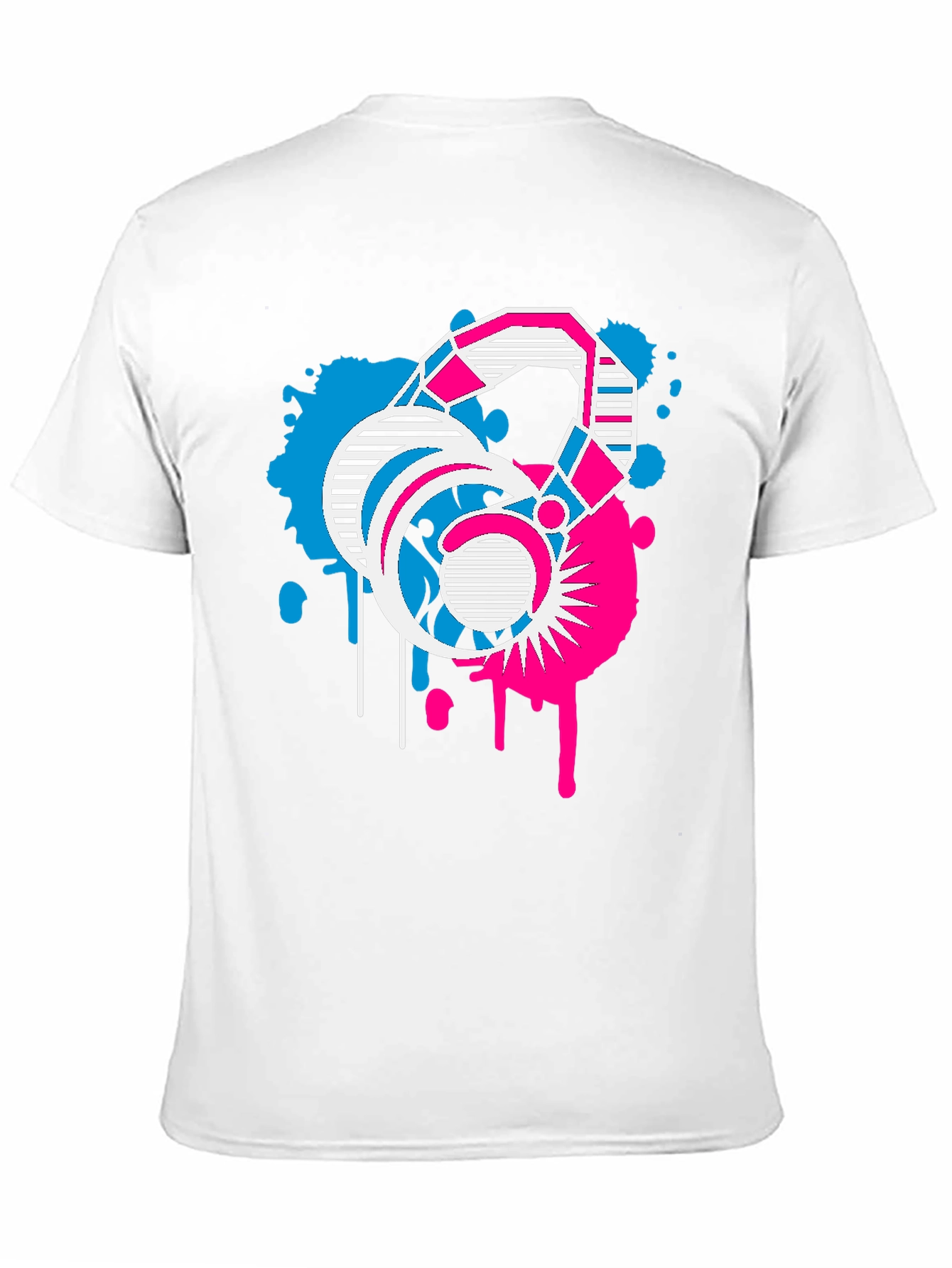 Abstract Graphic T-Shirt Retro Design