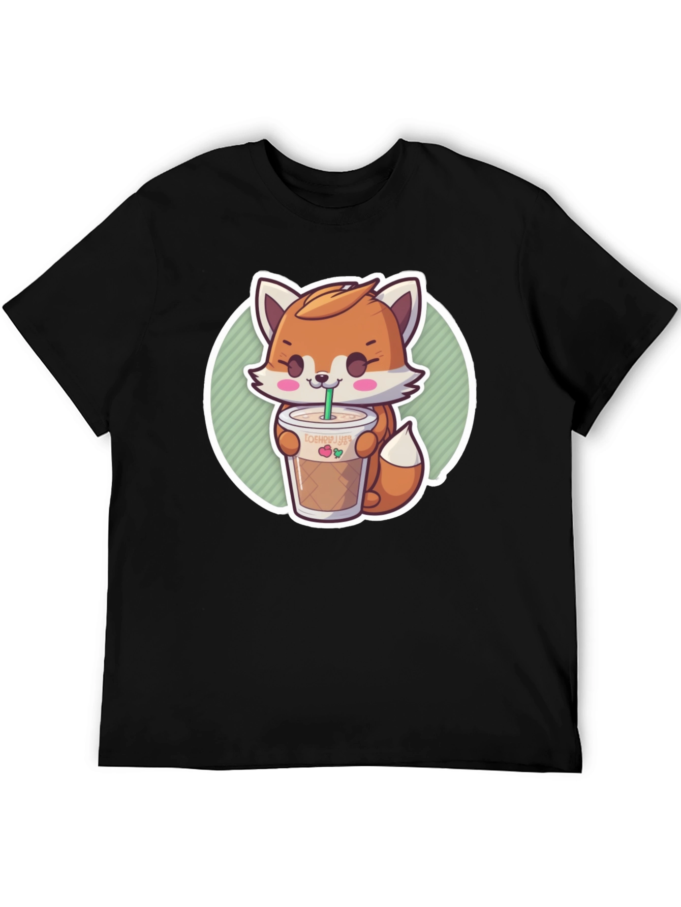 Cute Fox Boba Tea T-Shirt
