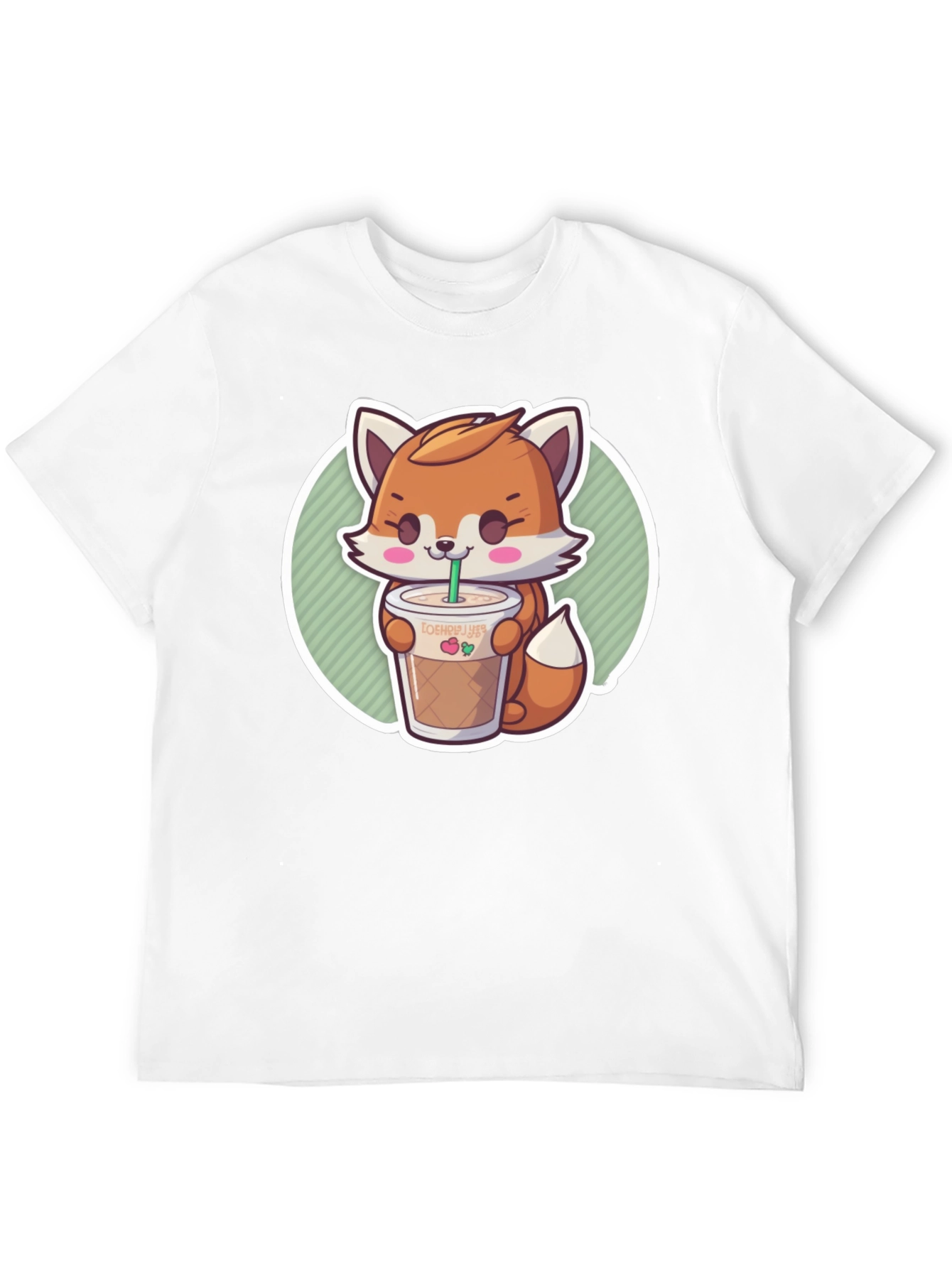 Cute Fox Boba Tea T-Shirt