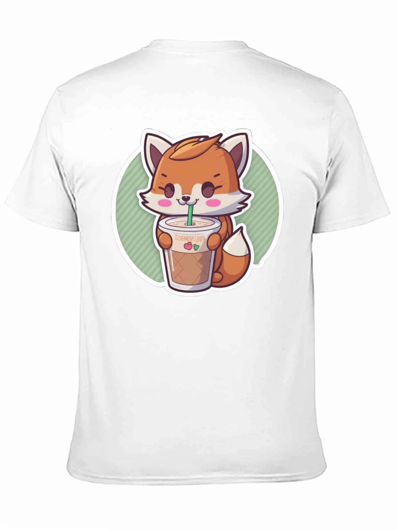 Cute Fox Boba Tea T-Shirt
