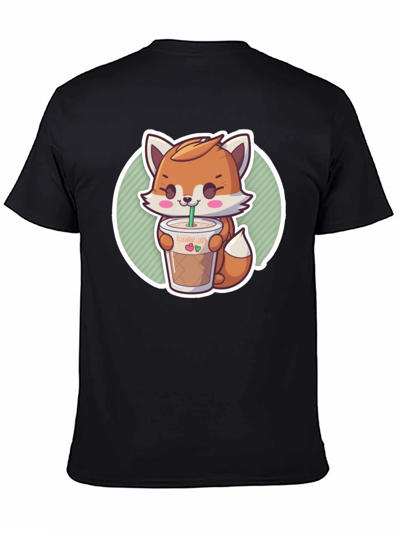 Cute Fox Boba Tea T-Shirt