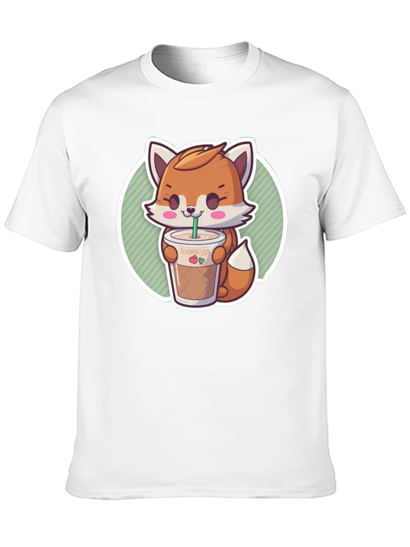 Cute Fox Boba Tea T-Shirt