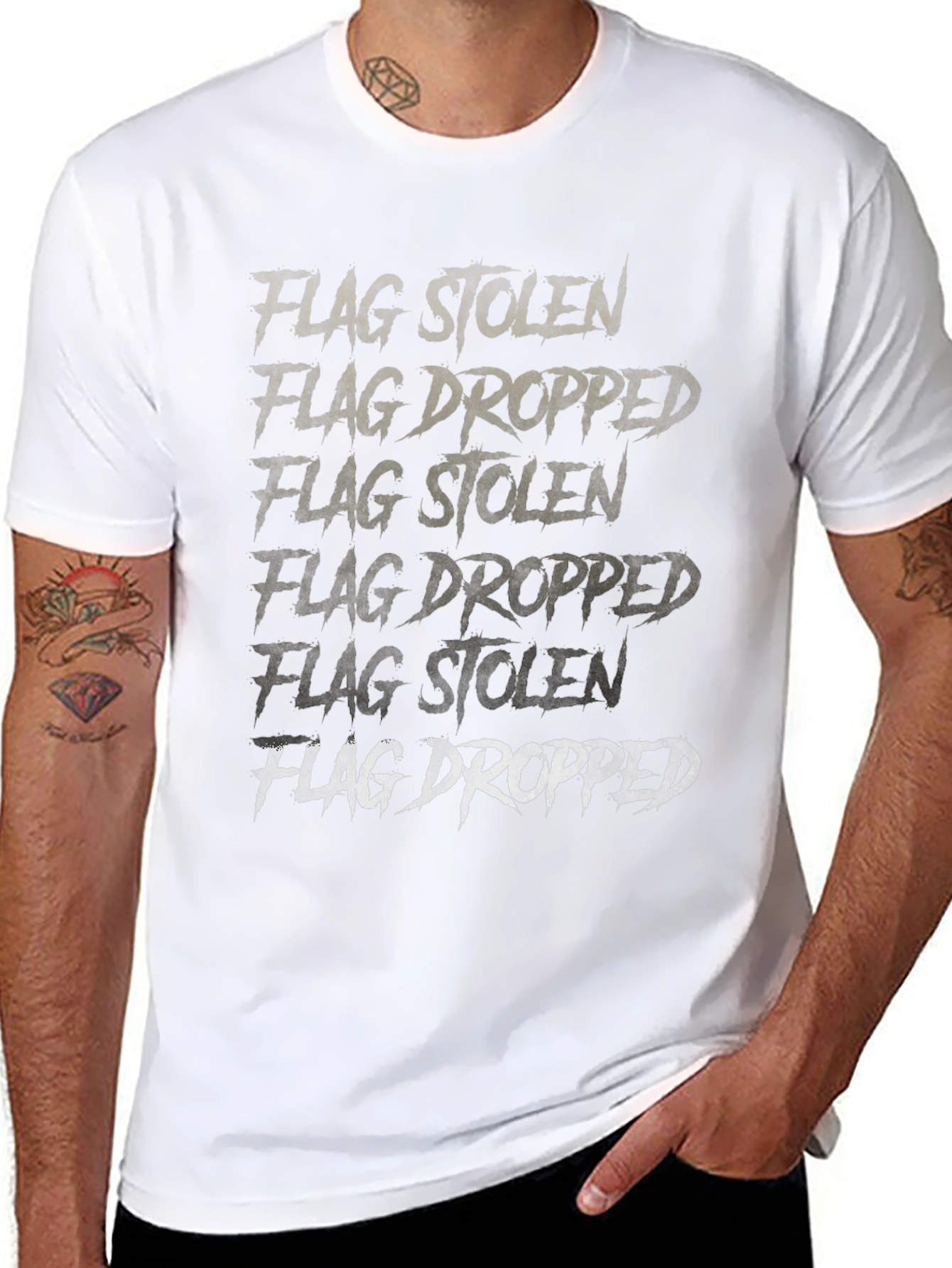 Flag Stolen Dropped Graphic T-Shirt