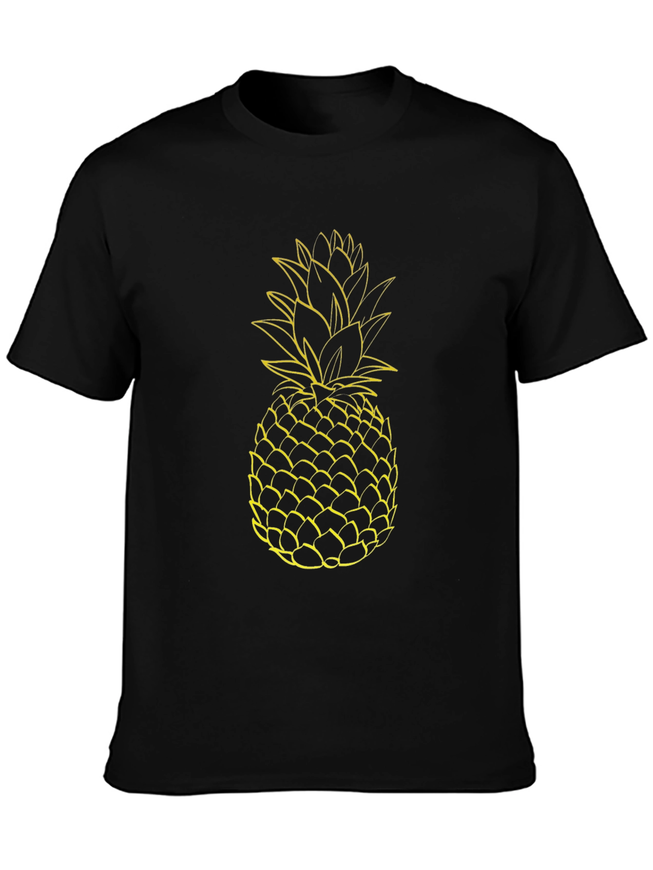 Pineapple Graphic T-Shirt - Casual Style