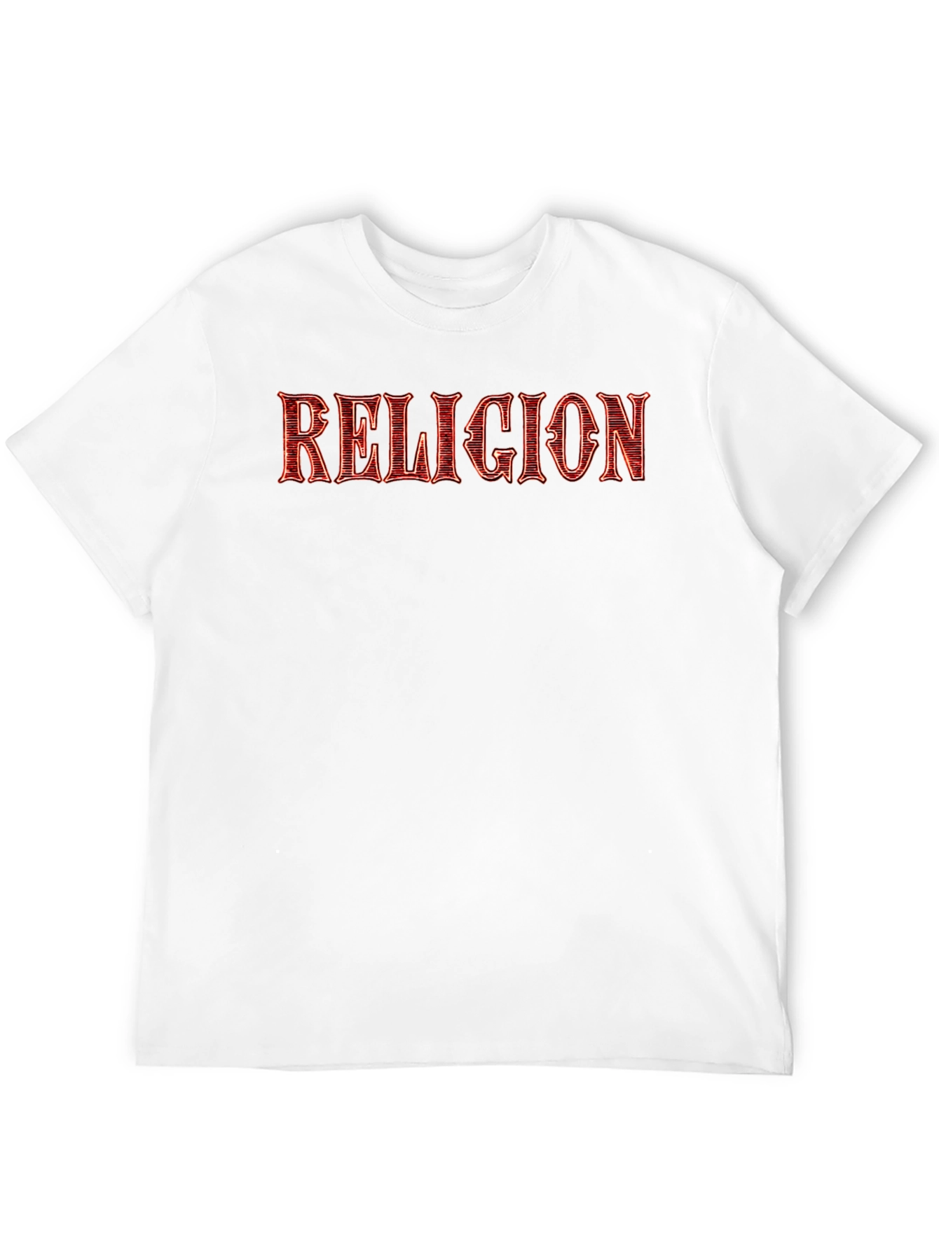 Religion Graphic Tee - Soft Cotton Blend T-Shirt