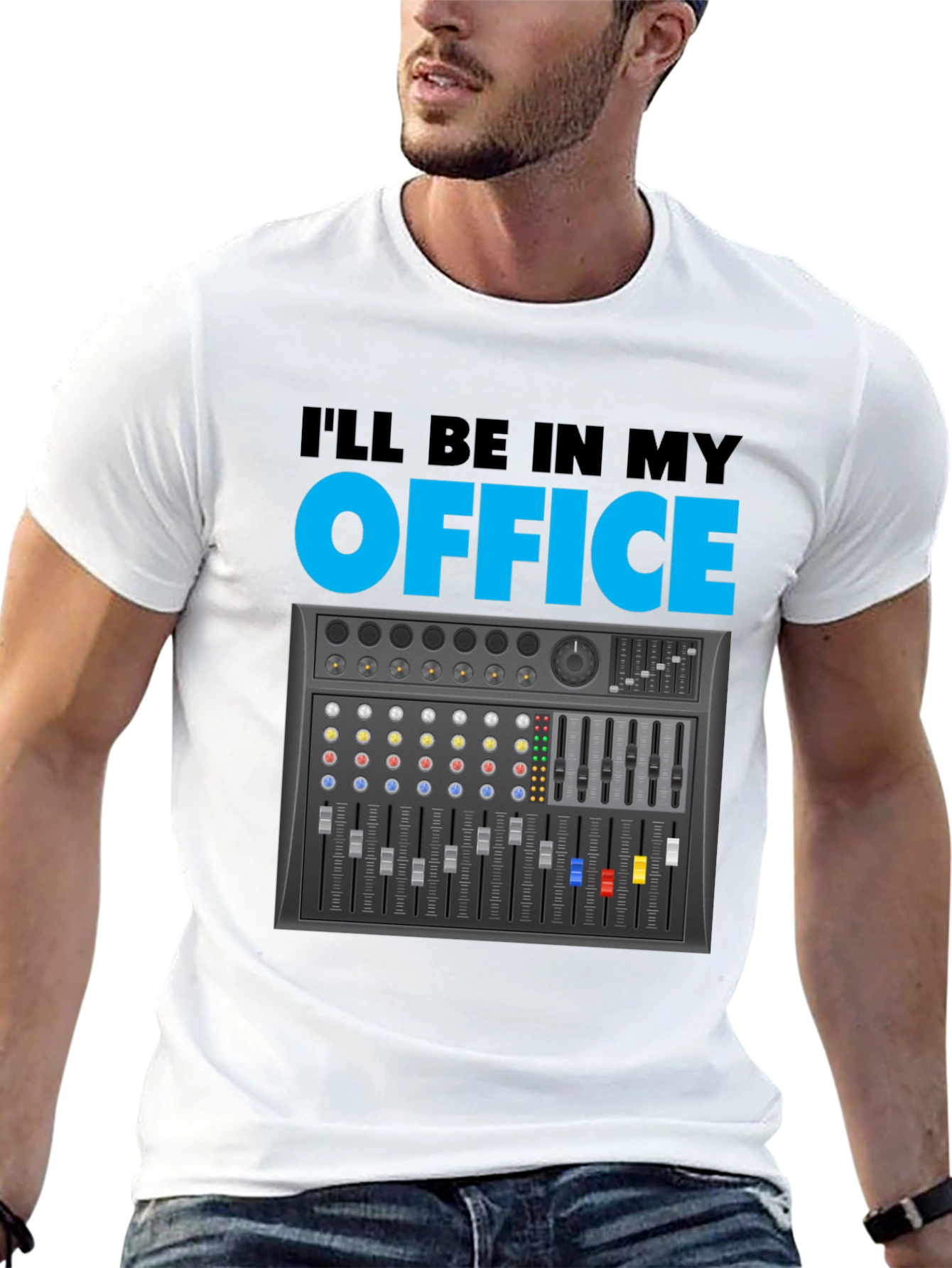 Ill Be In My Office Audio Mixer T-Shirt
