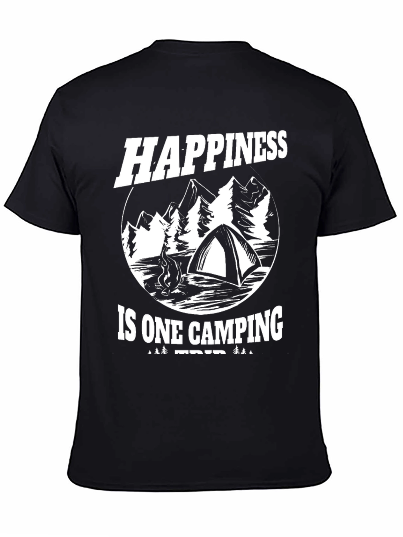 Happiness is One Camping Trip Graphic Tee