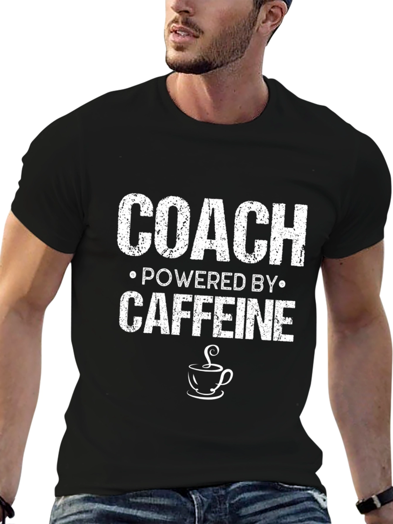Coach Powered by Caffeine Black T-Shirt