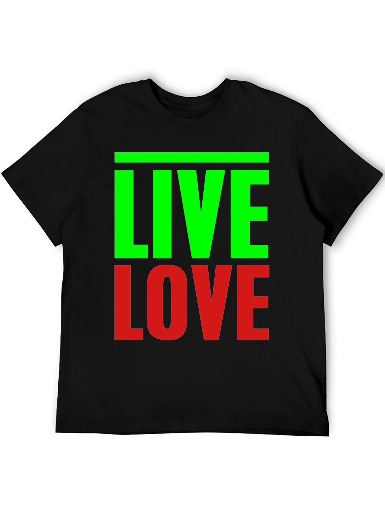 Live Love Graphic Tee - Black