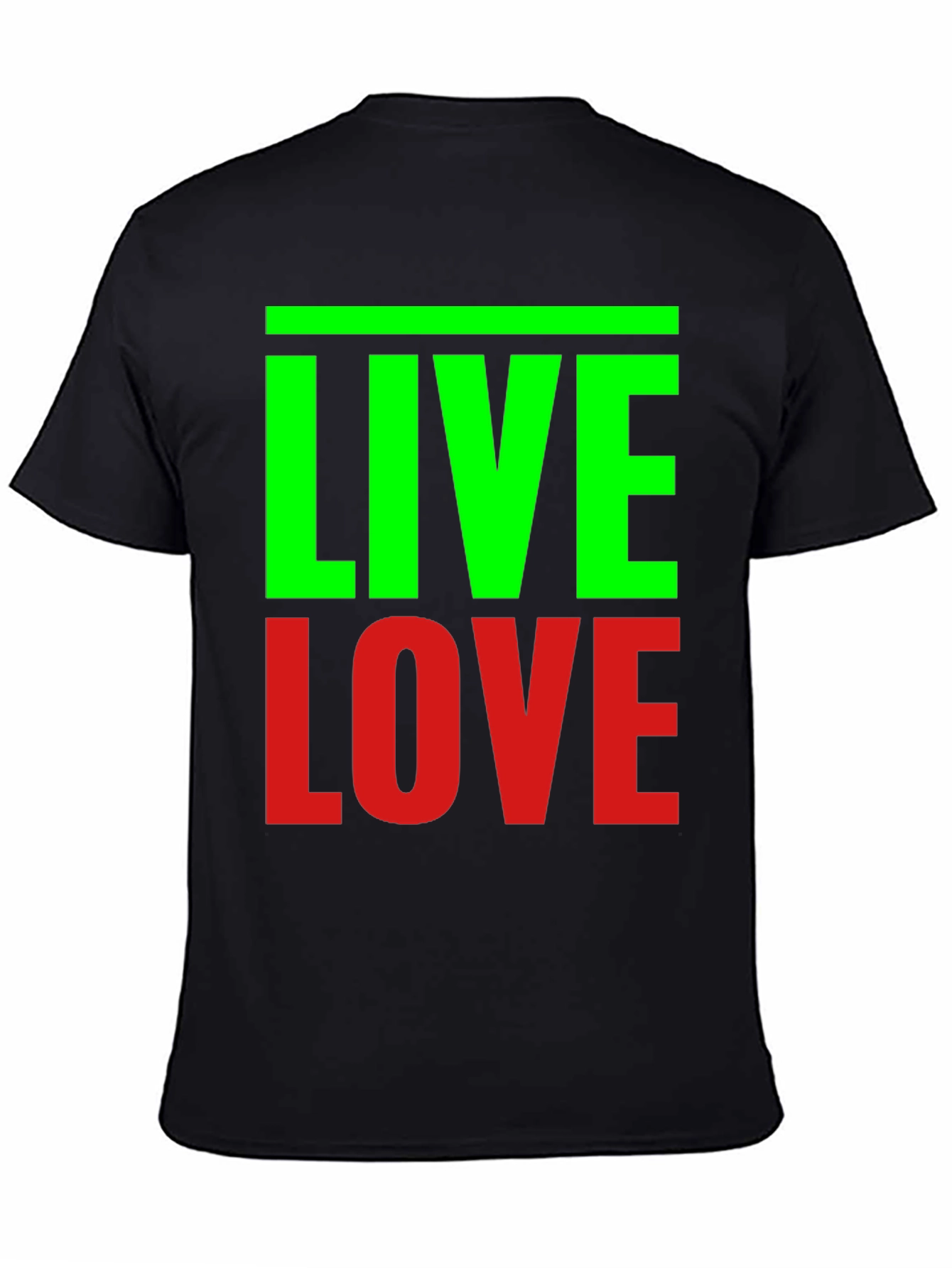 Live Love Graphic Tee - Black