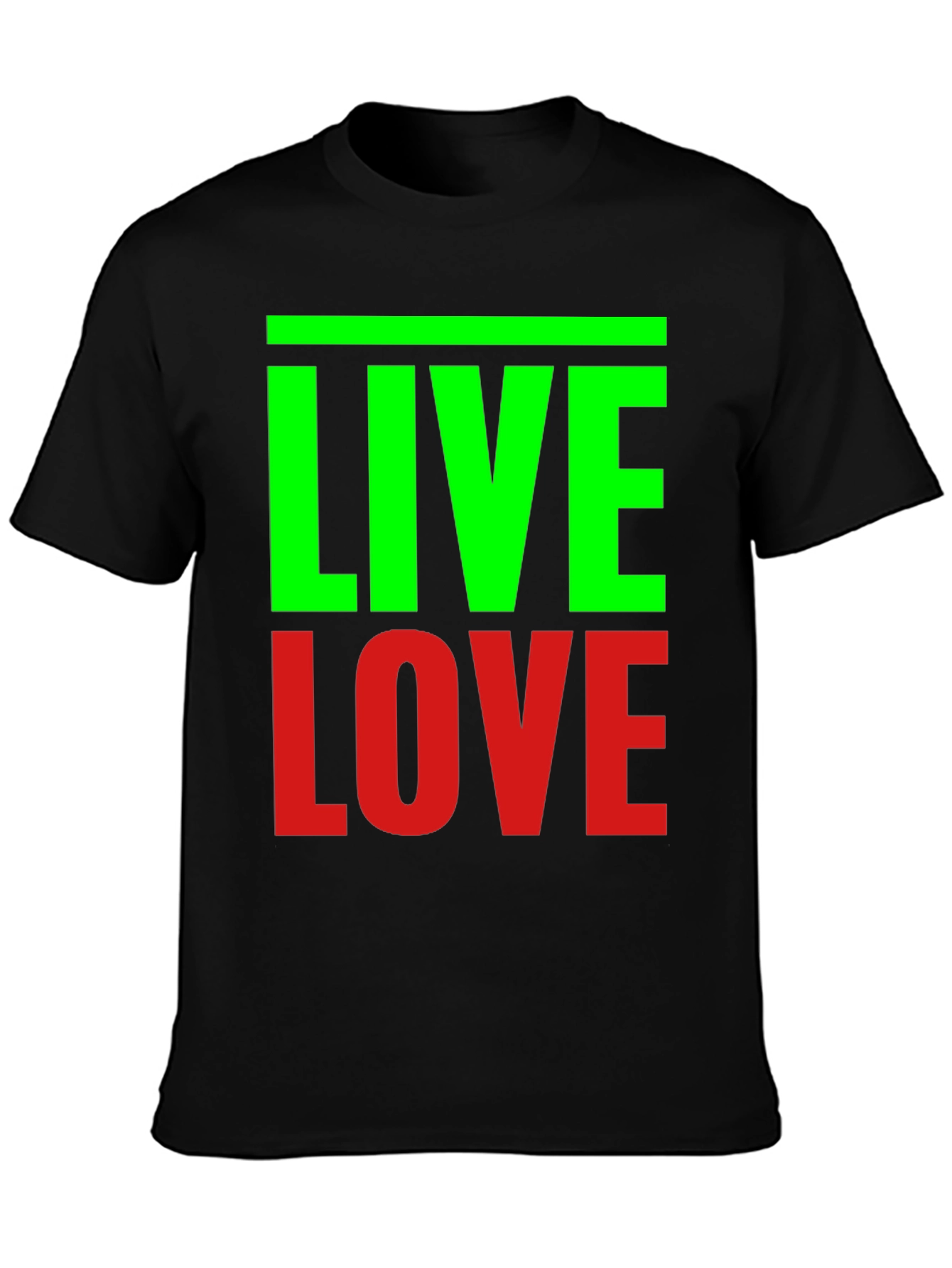 Live Love Graphic Tee - Black