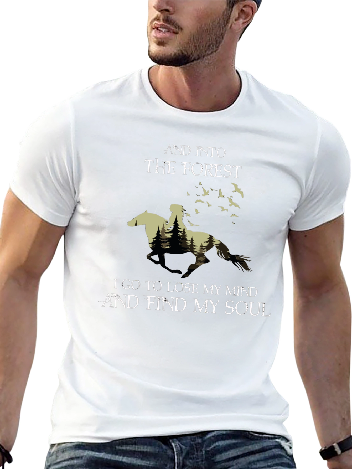 Into the Forest Horse T-Shirt