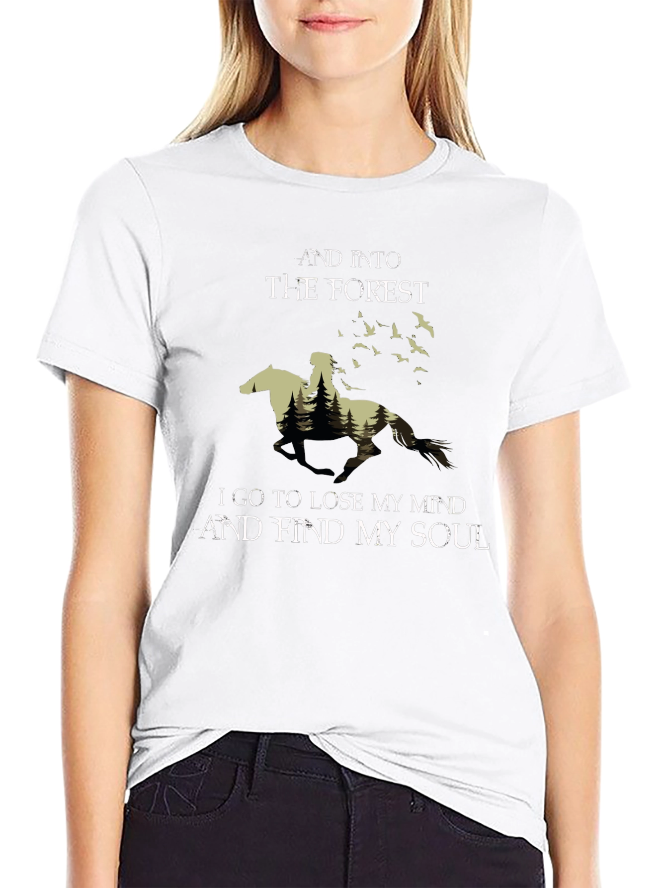 Into the Forest Horse T-Shirt