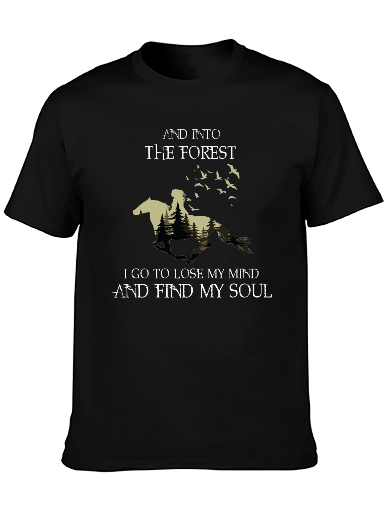 Into the Forest Horse T-Shirt