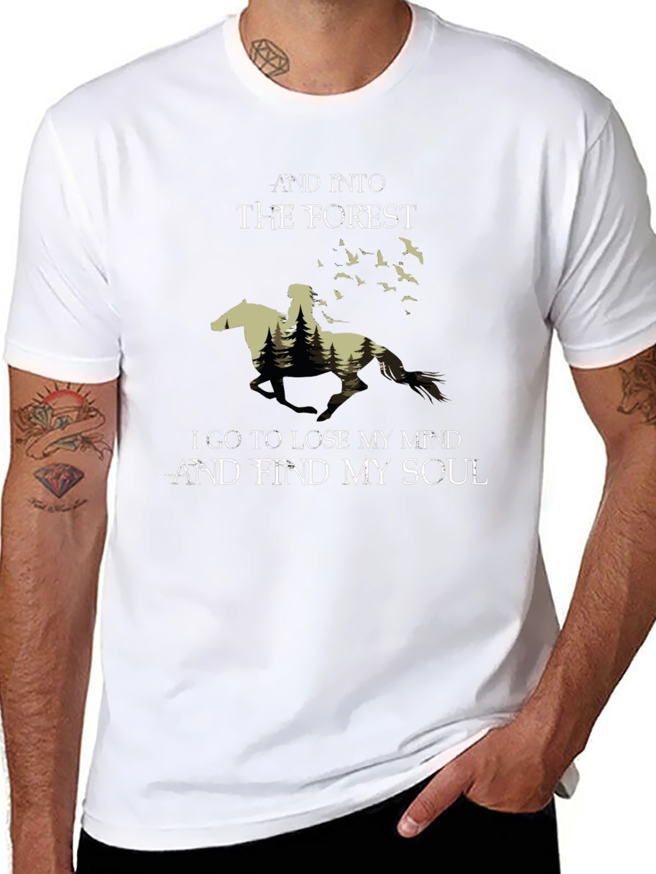 Into the Forest Horse T-Shirt