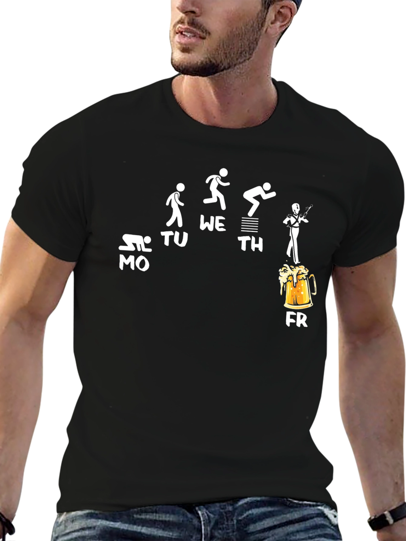 Funny Friday Beer T-Shirt - Weekend Humor Tee