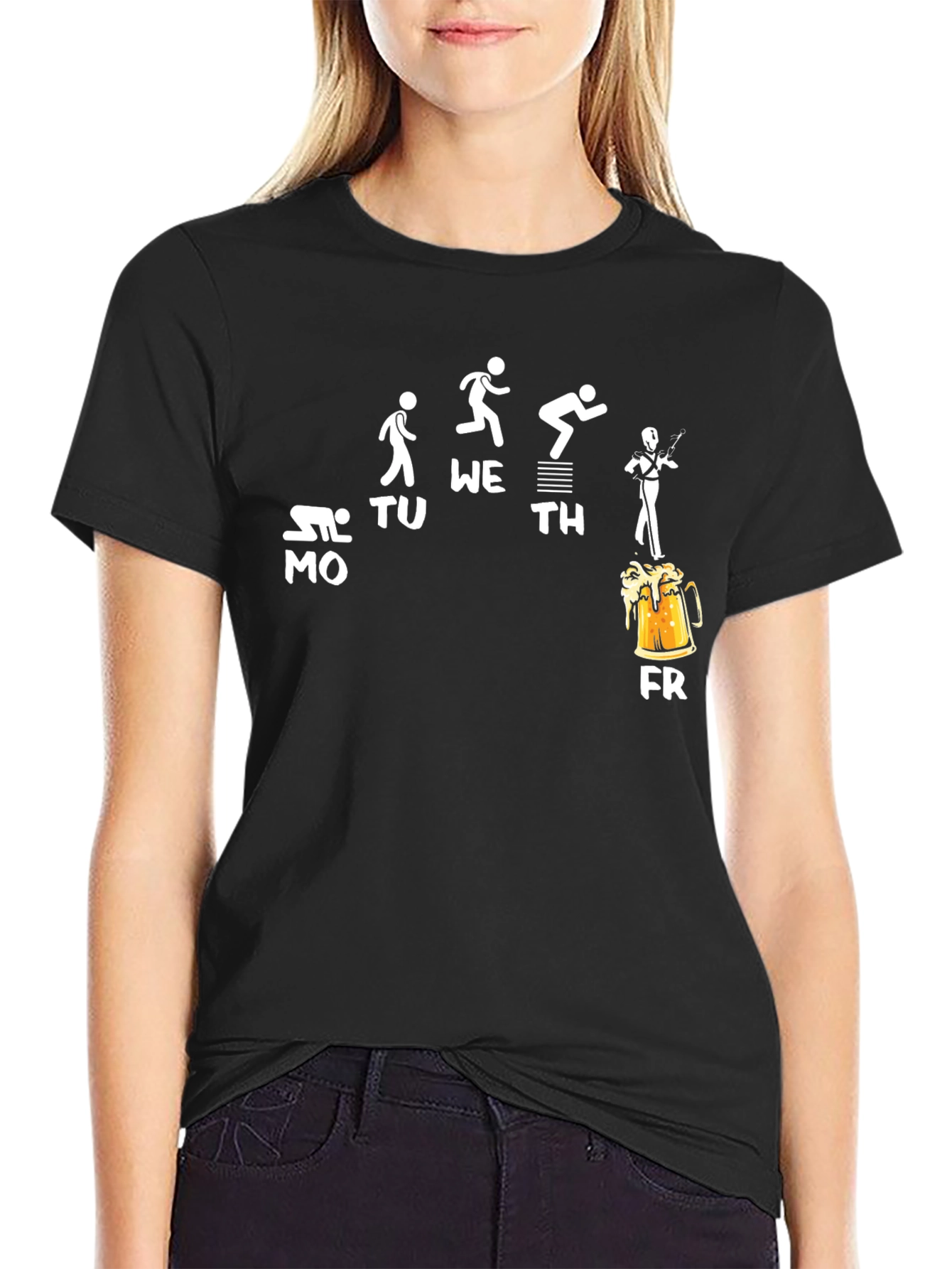 Funny Friday Beer T-Shirt - Weekend Humor Tee