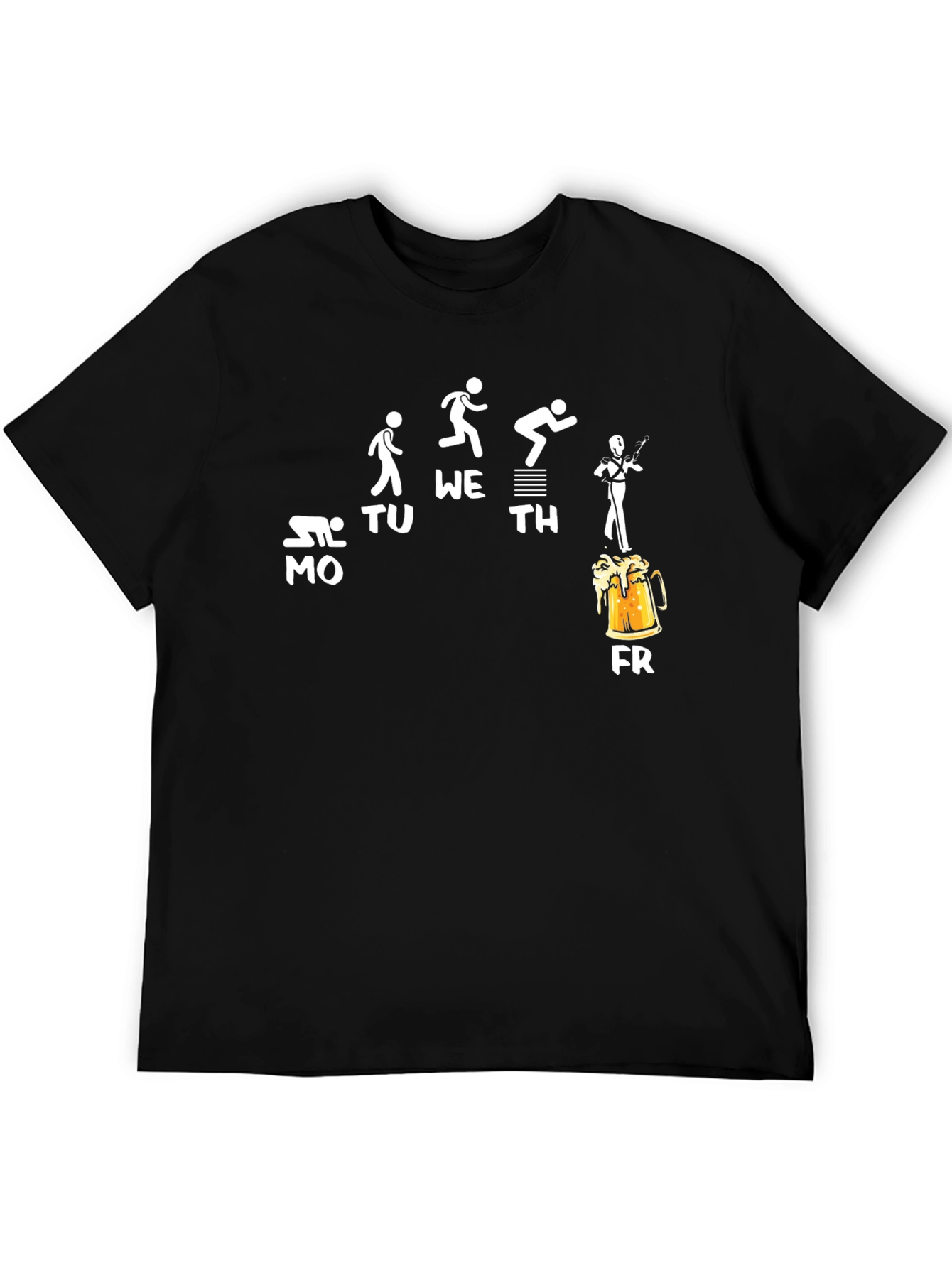 Funny Friday Beer T-Shirt - Weekend Humor Tee
