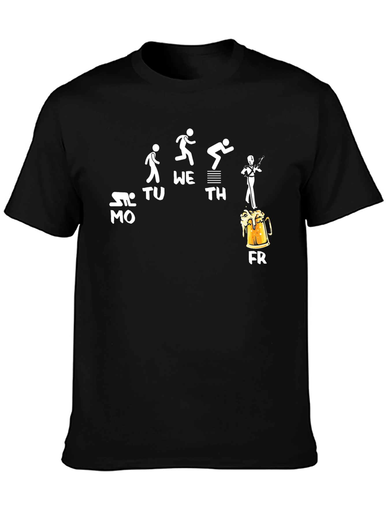 Funny Friday Beer T-Shirt - Weekend Humor Tee