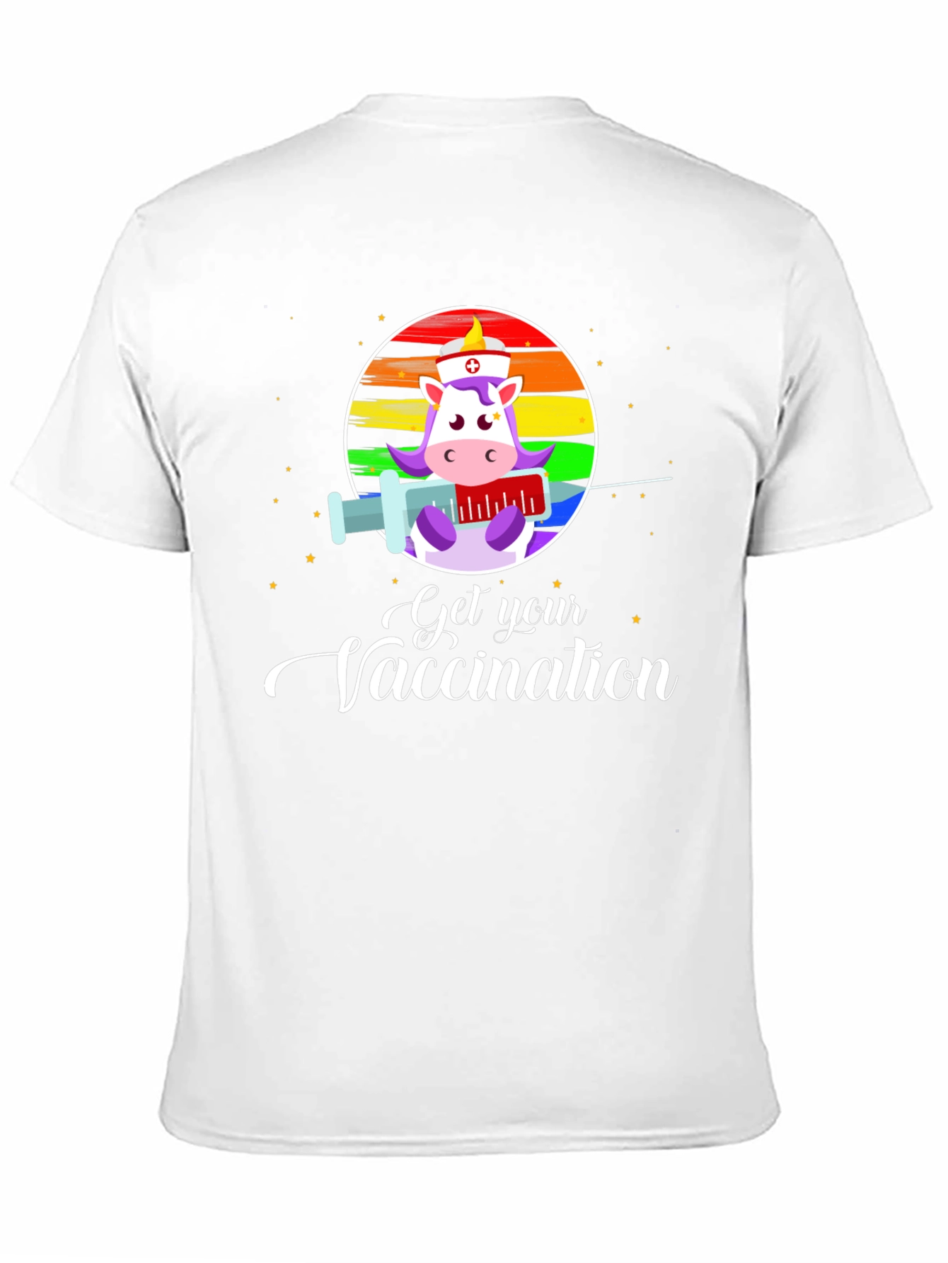 Get Your Vaccination Unicorn Nurse T-Shirt