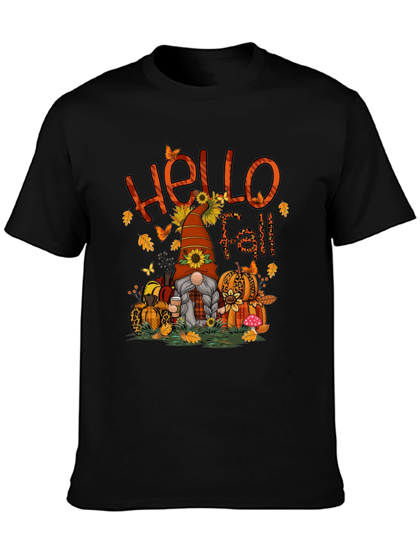 Hello Fall Gnome Graphic Tee