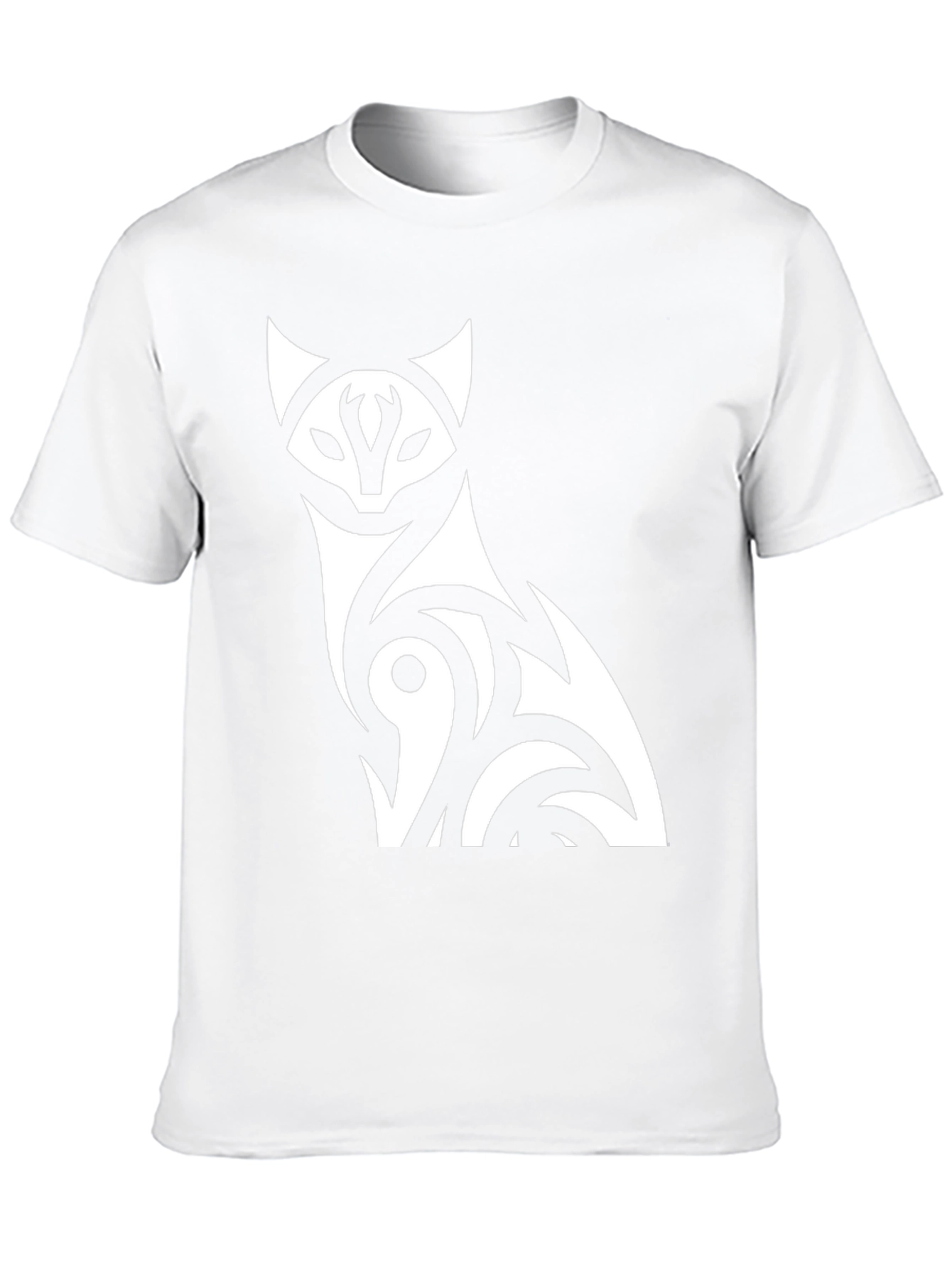 Tribal Fox Graphic Tee - Cool Design!