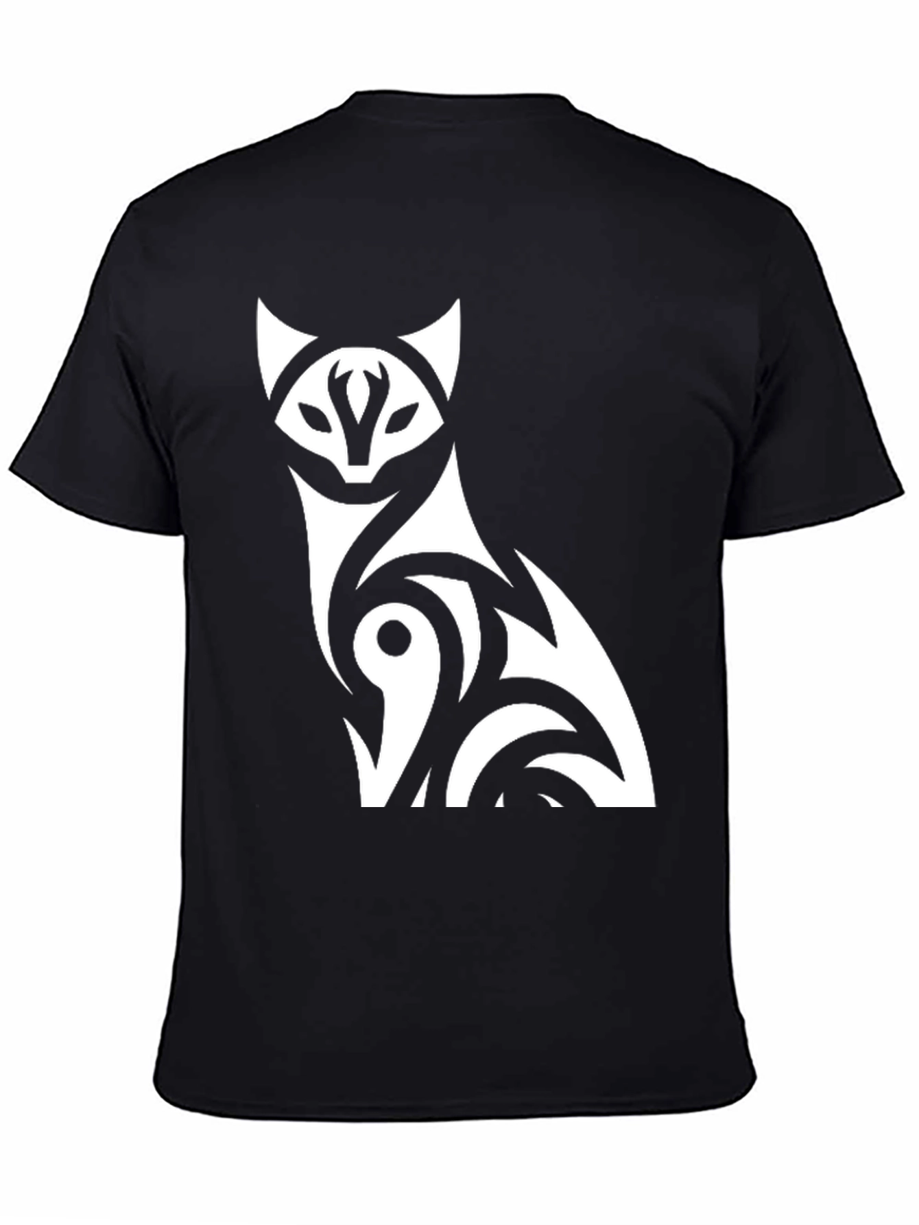Tribal Fox Graphic Tee - Cool Design!