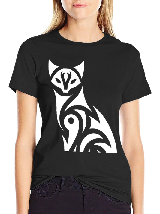 Tribal Fox Graphic Tee - Cool Design!