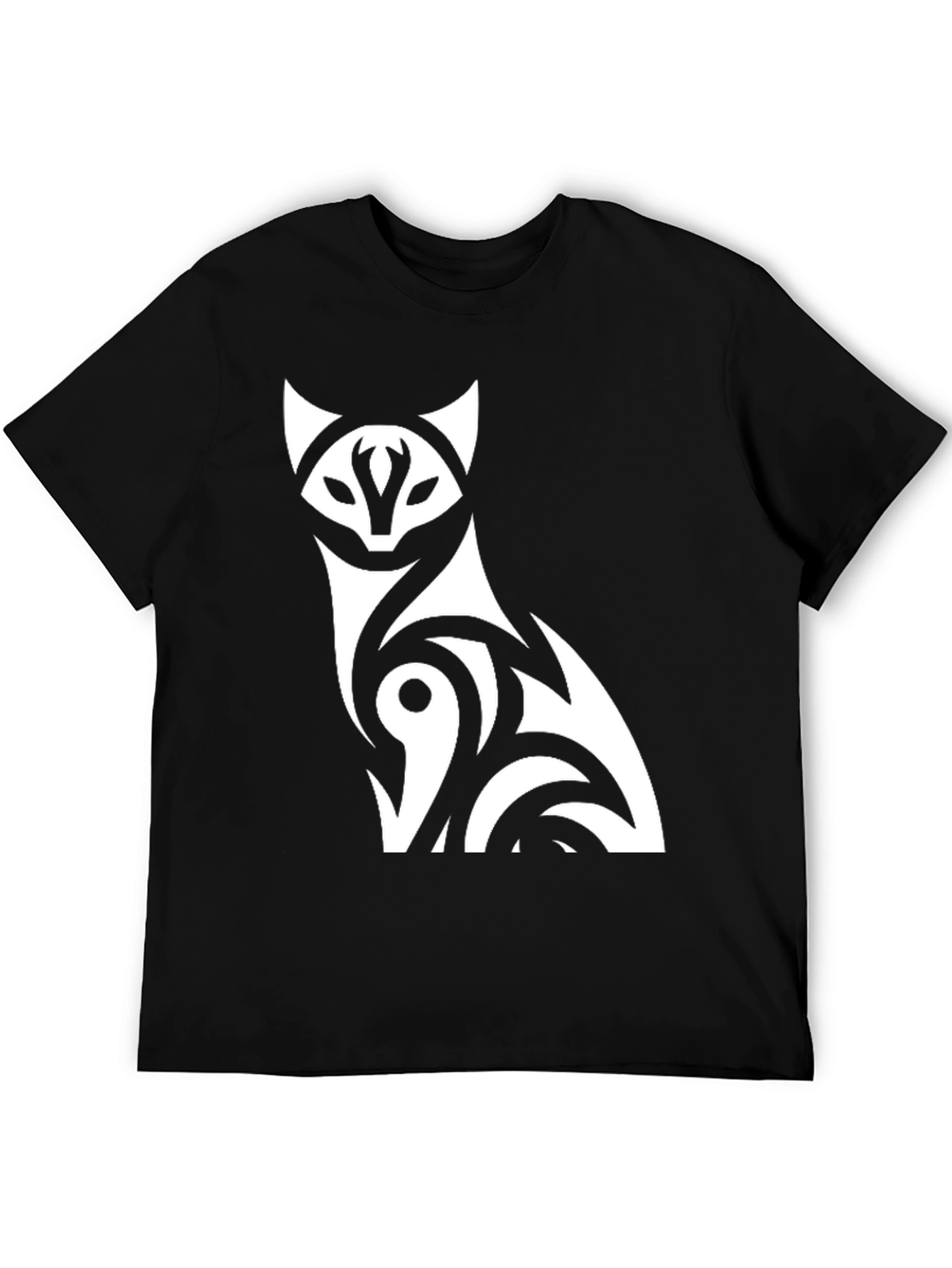 Tribal Fox Graphic Tee - Cool Design!