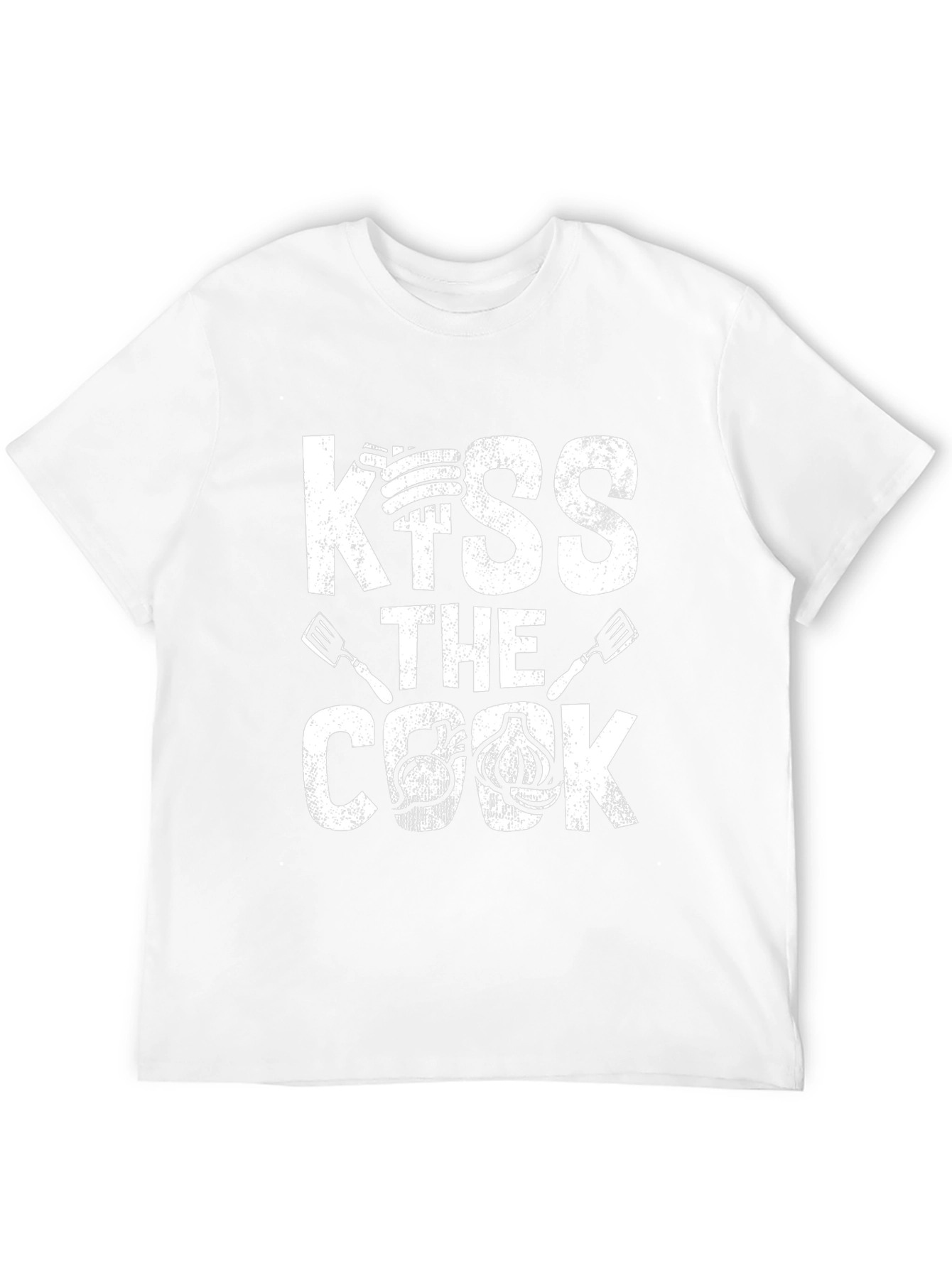 Kiss The Cook Graphic Tee - BBQ T-Shirt