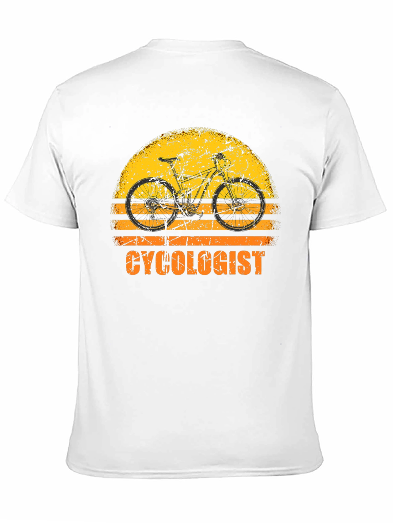 Cyclologist Graphic Tee - Cycling Sunset T-Shirt