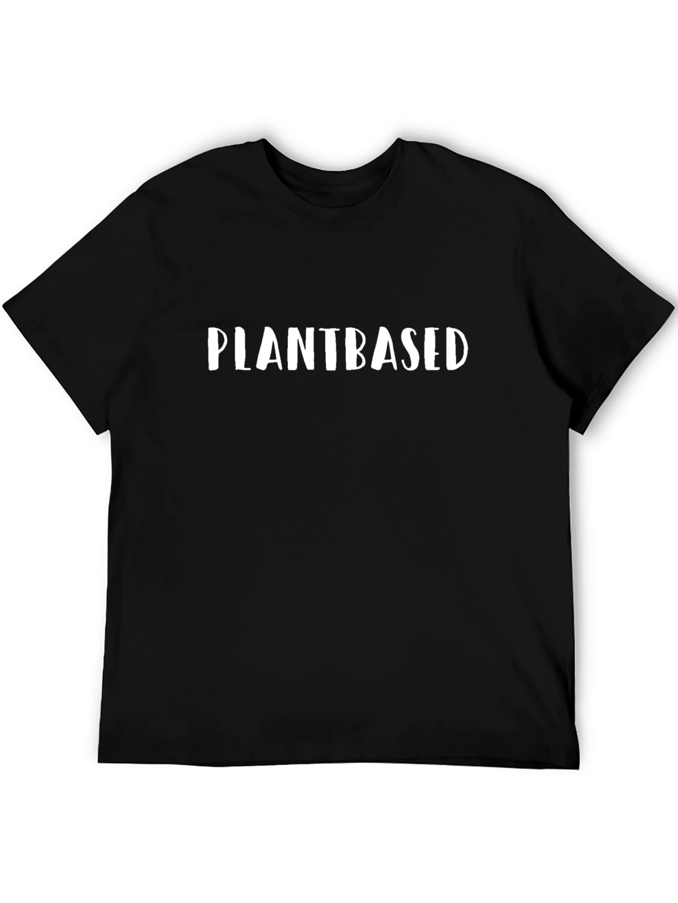Plant-Based Black T-Shirt - Vegan Lifestyle Tee