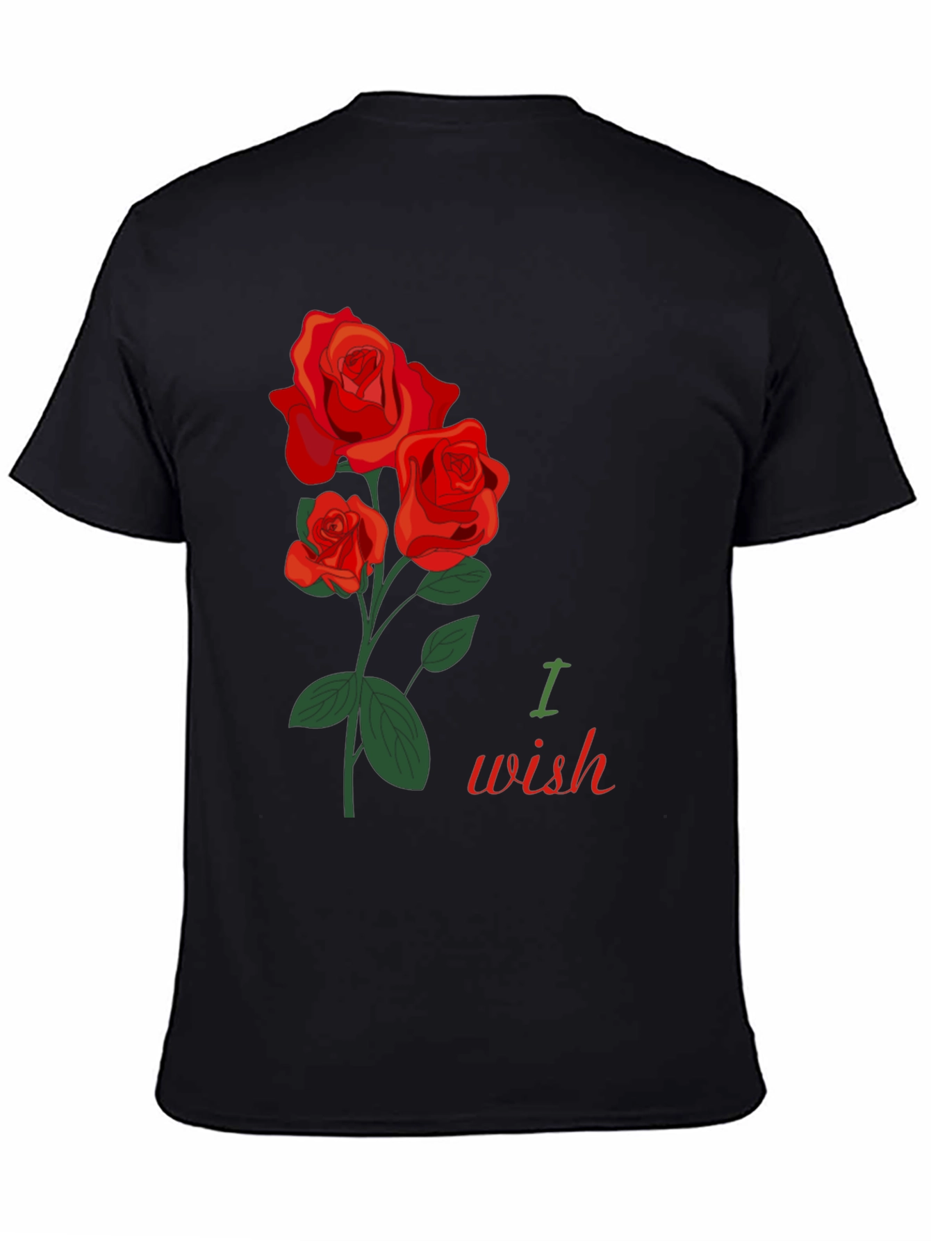 Romantic Rose Wish Graphic T-Shirt