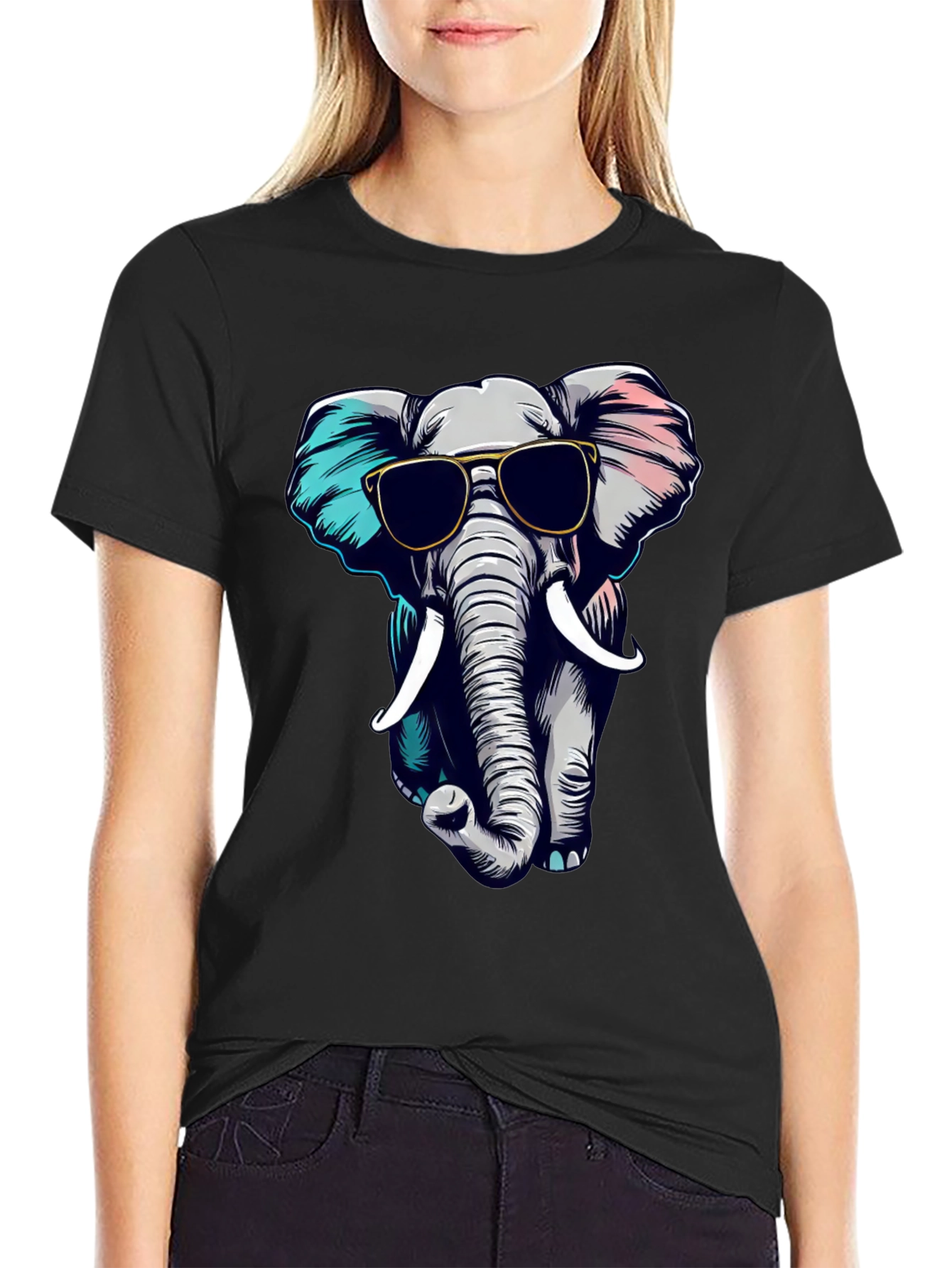 Cool Elephant Graphic Tee