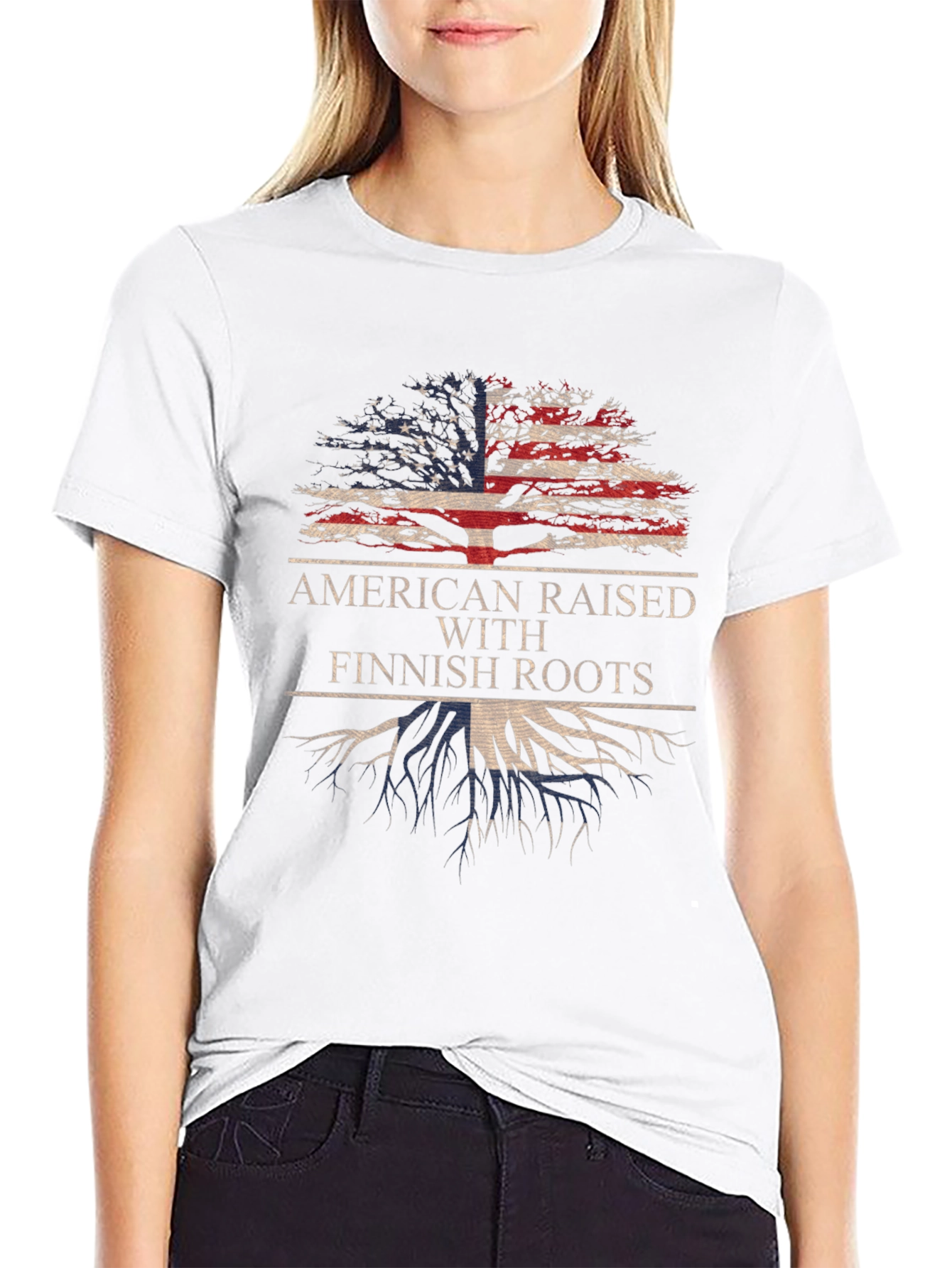 American Raised with Finnish Roots T-Shirt