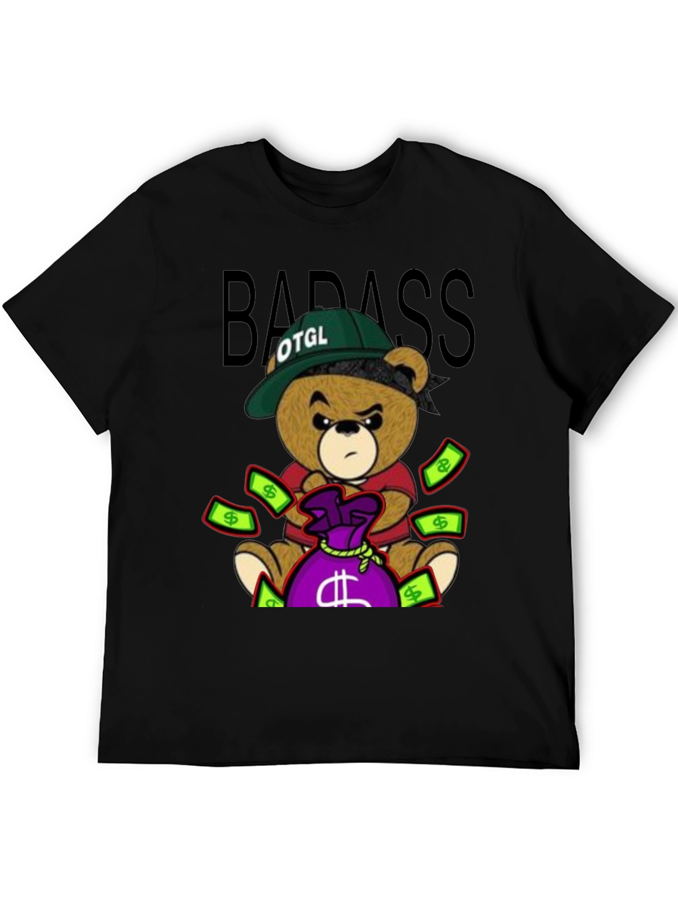 Badass Bear Graphic Tee