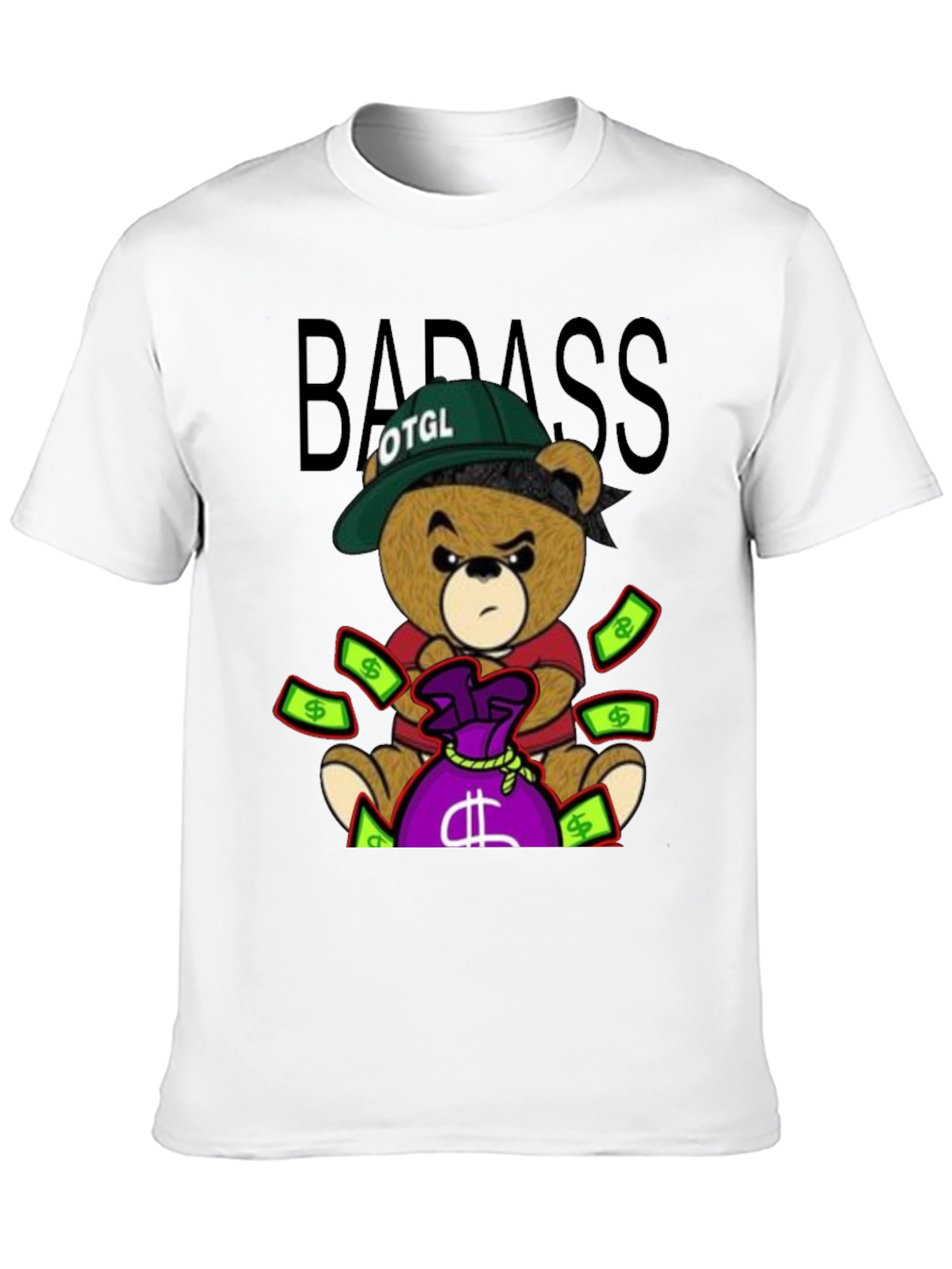 Badass Bear Graphic Tee