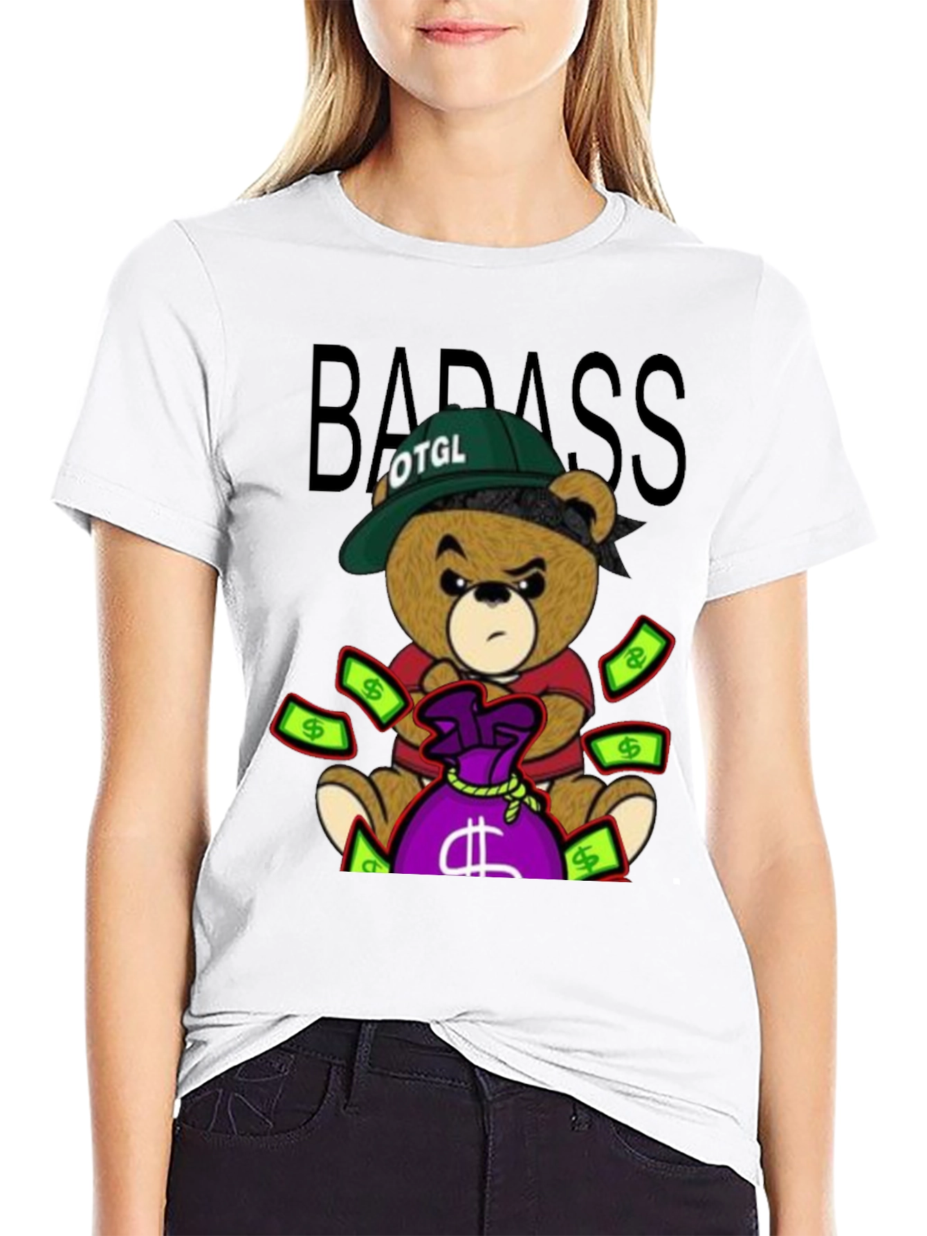 Badass Bear Graphic Tee