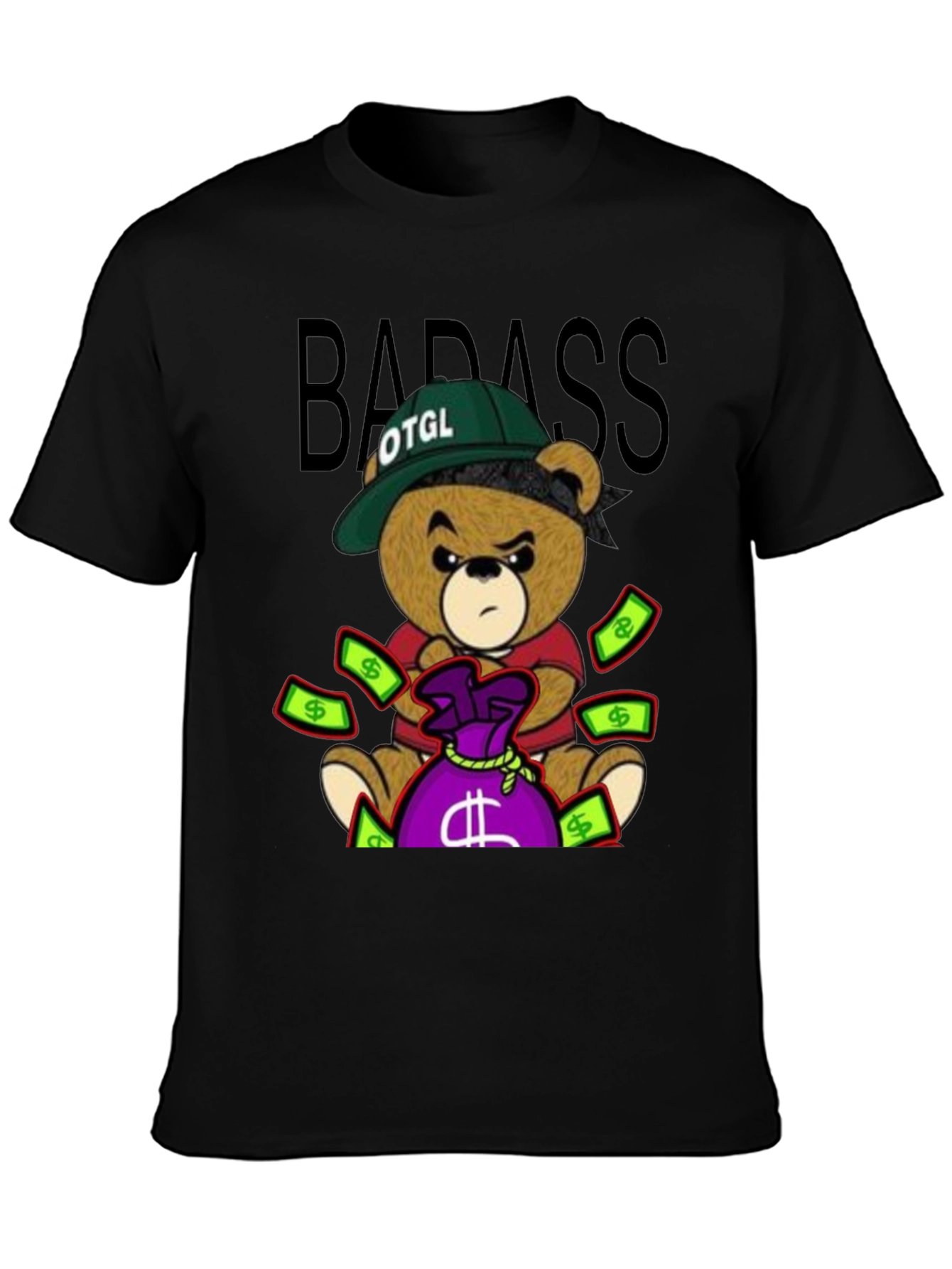 Badass Bear Graphic Tee