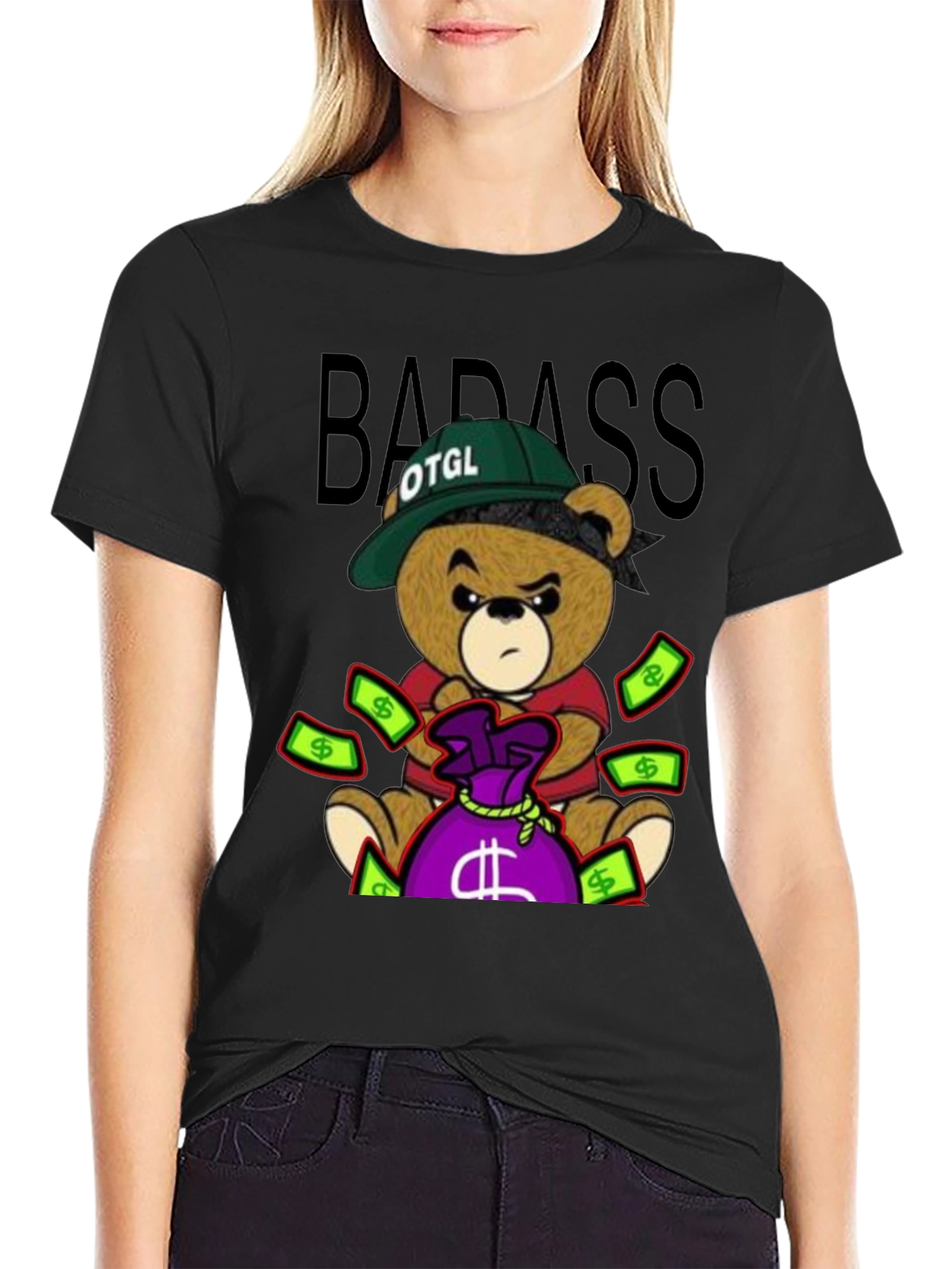 Badass Bear Graphic Tee